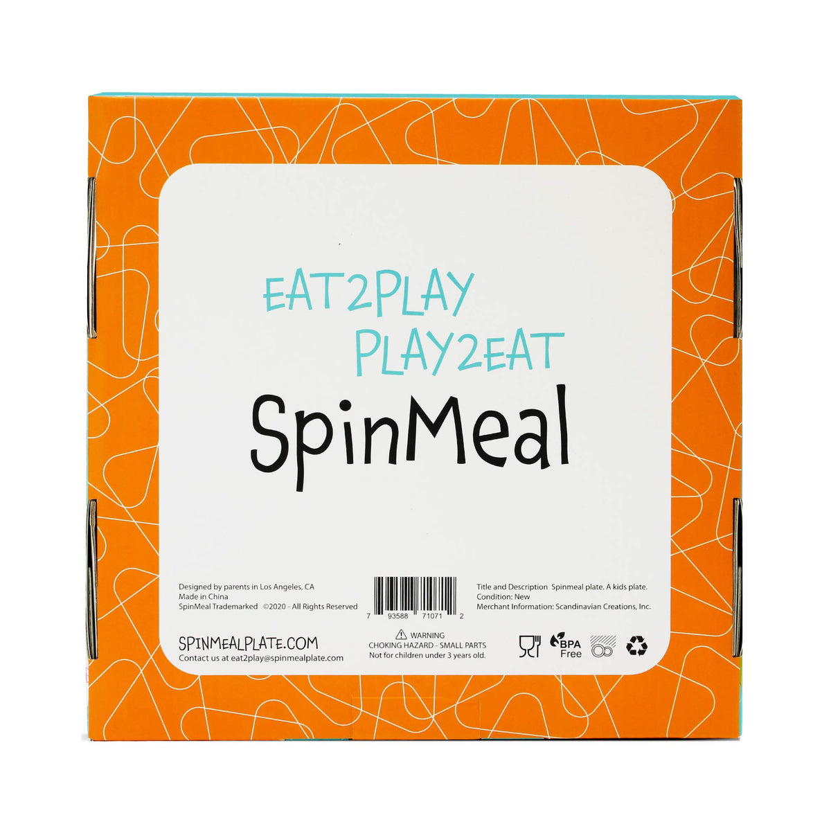 SpinMeal Plate - Healthy Nutrition Plate for Picky Eaters - Spin the Arrow - Meals Are Fun Again