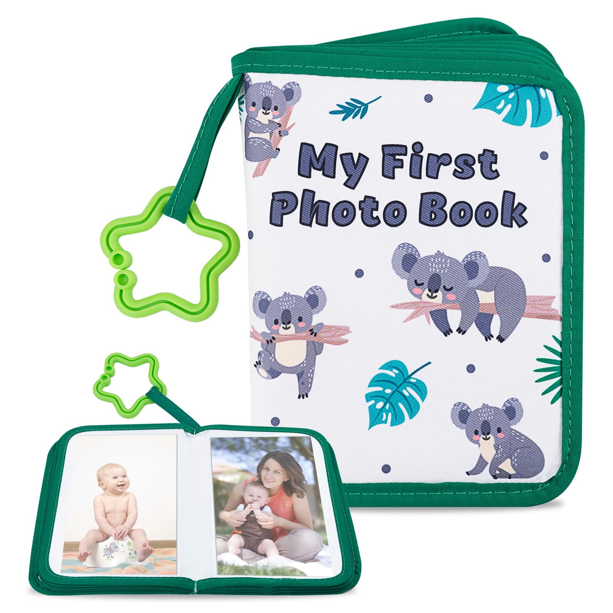 Álbum de Fotos abcxgood Beige para Bebé, 10 x 15 cm, Regalo Personalizado