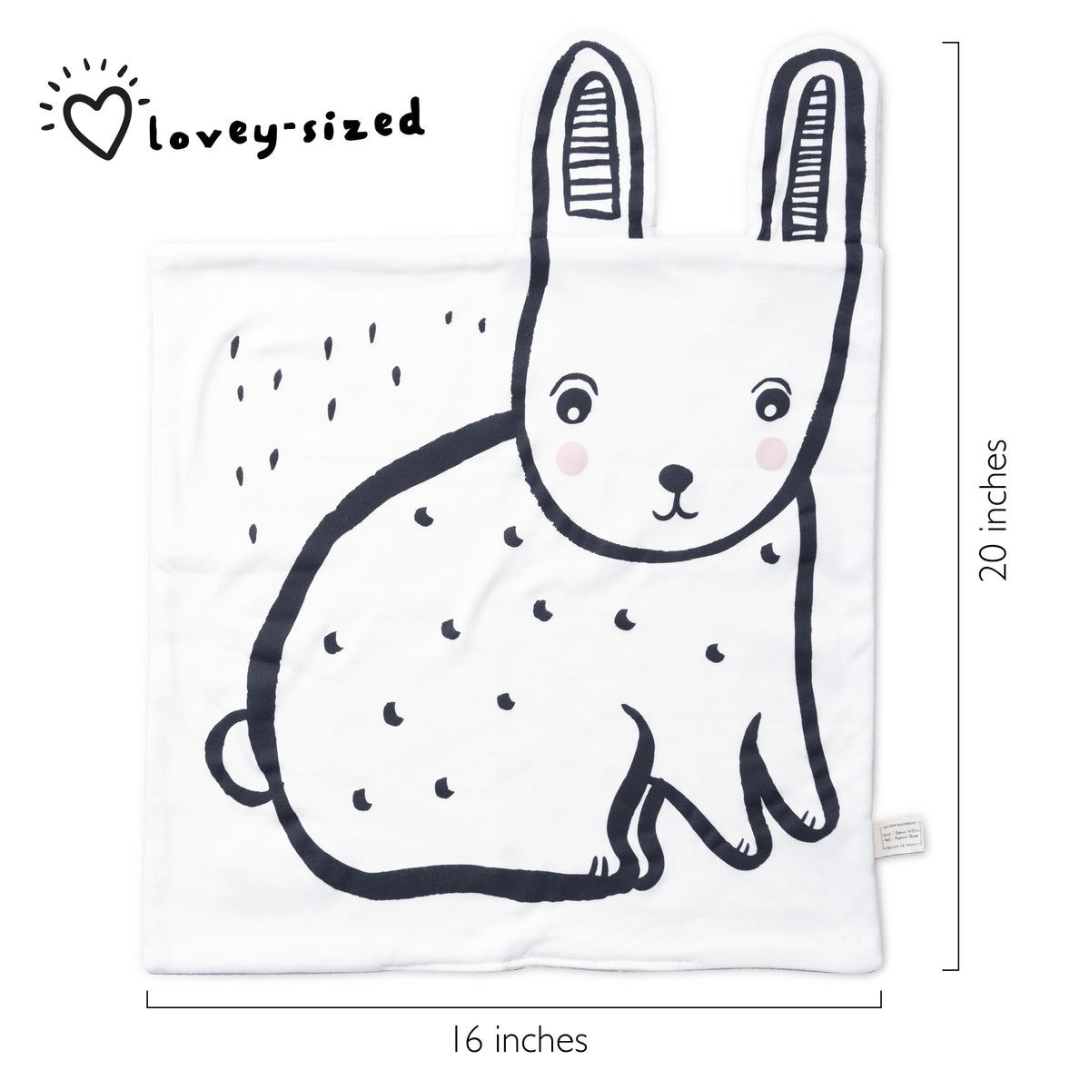 Wee Gallery, manta orgánica de algodón, manta para bebé, Bunny