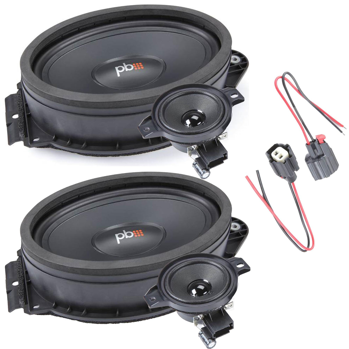Altavoces PowerBass OE69C-GM 6 x 9 Pulgadas 2 Ohmios para Coche