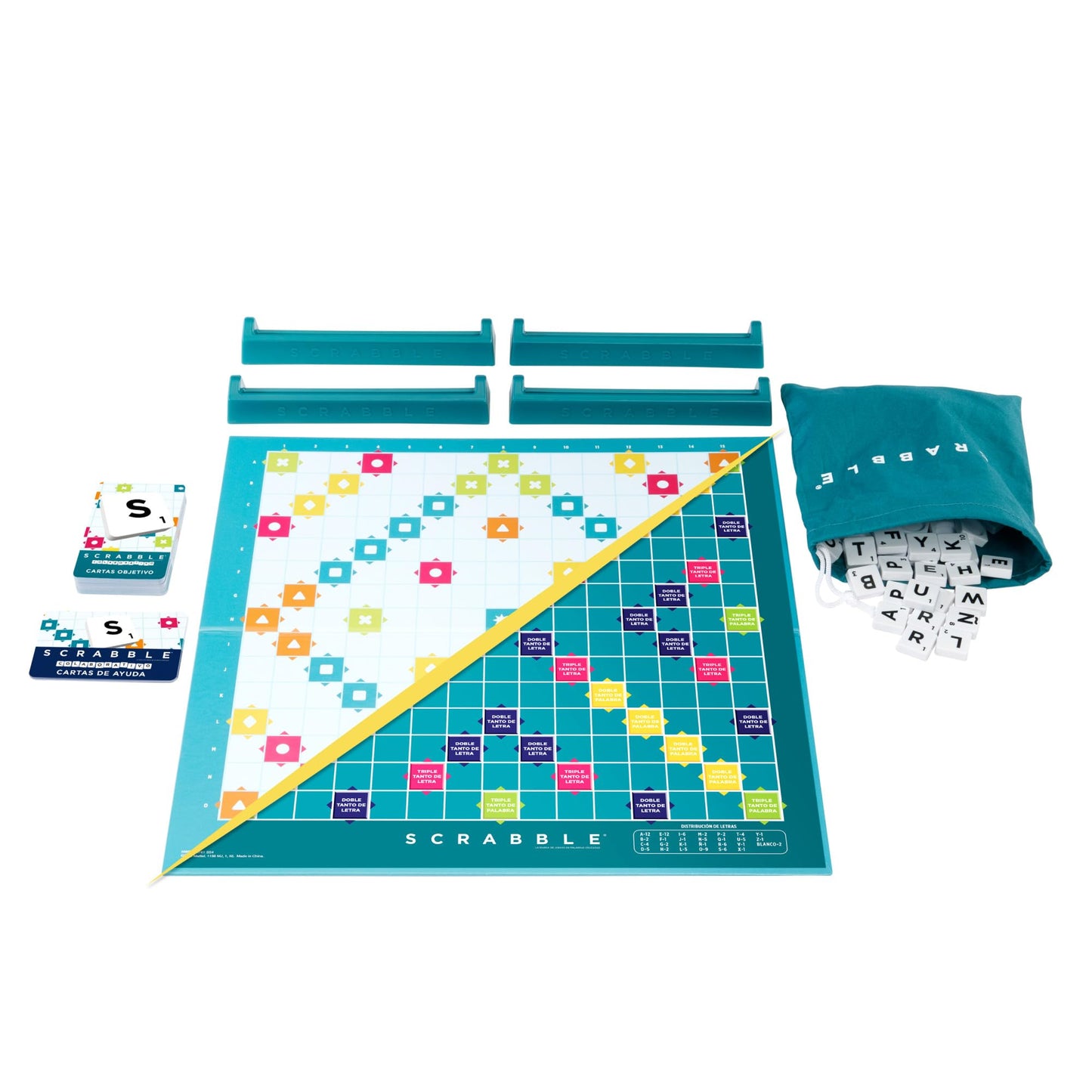 Juego de Mesa Colaborativo Mattel Original Desafiante 2 en 1 para Niños 8 Años en Adelante