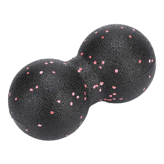 Pelota Masaje Miofascial Doble EPP Negra Terapia Muscular Pilates Yoga 16x8cm