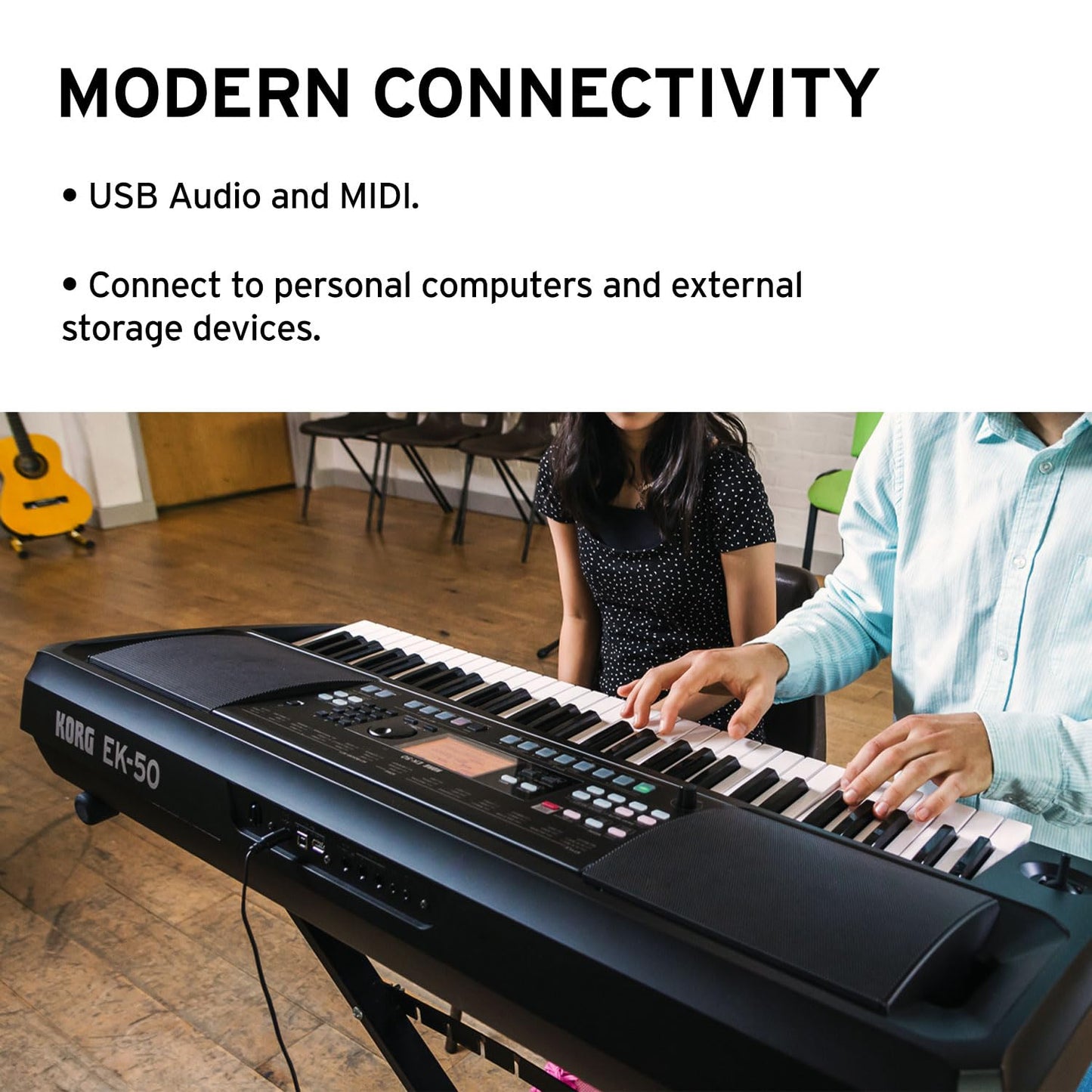 Korg, teclados y pianos de 61 teclas (EK50)