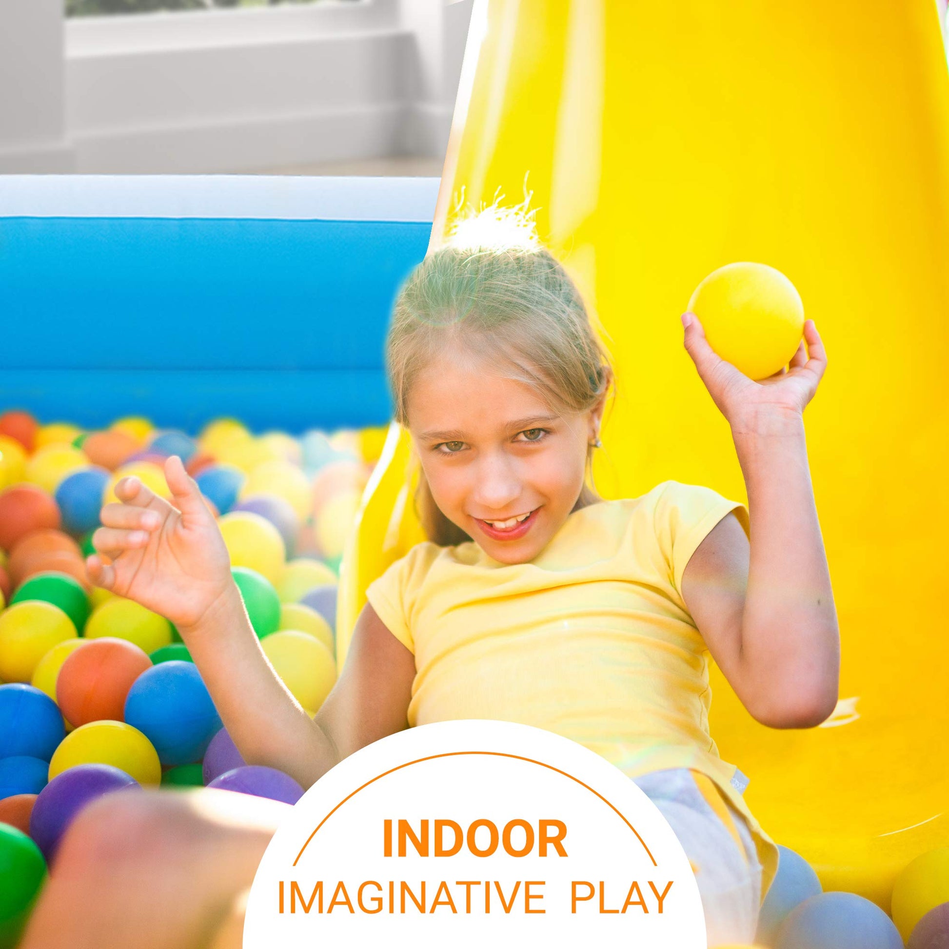 AsterOutdoor - Piscina Inflable de tamaño Completo sobre el Piso para niños, para Adultos, niños, niños pequeños, 77 x 55 x 23 Pulgadas, Gruesa, para Patio Trasero, jardín, Fiesta, Azul