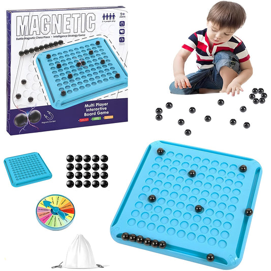 Ajedrez Magnético Profesional 39x39cm con Tablero Plegable y Bolsa de Almacenamiento para Adultos y Niños