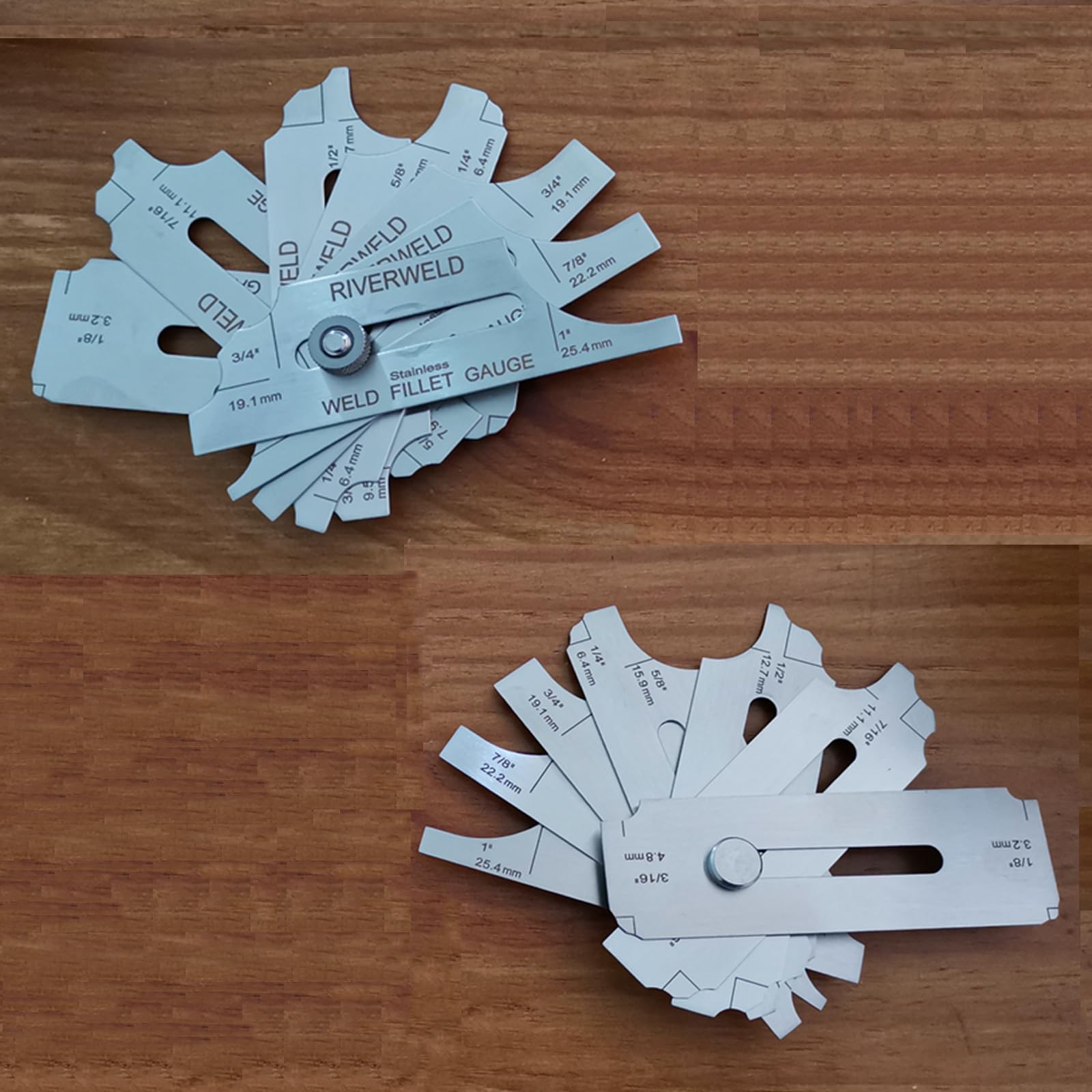 Juego de Soldadura RIVERWELD Metálico RL para Inspección de Filetes