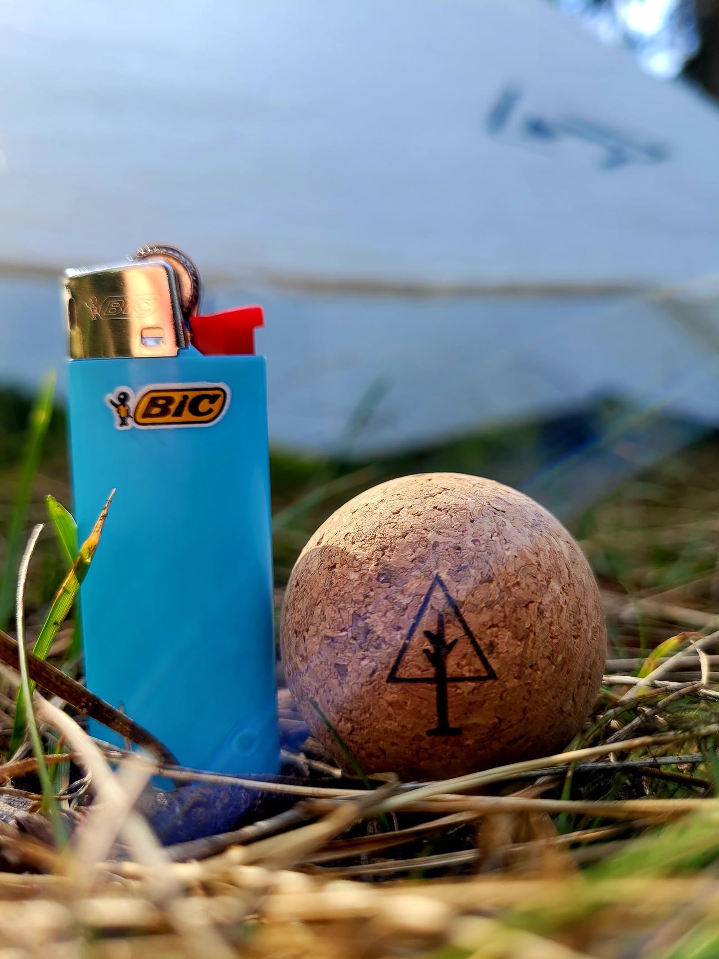 Bola de Masaje Rawlogy Corcho Alivio del Dolor Muscular de Viaje