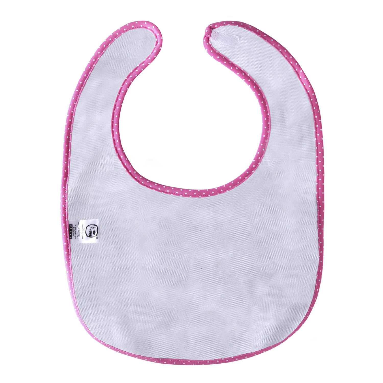 Littleforbig - Babero de algodón impermeable para adultos, con cierre de velcro ajustable, estampado, 2 paquetes, animales zoológicos y baberos para adultos cereza