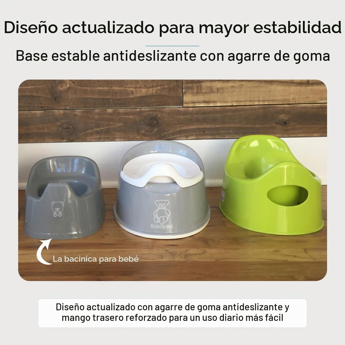 El Orinal para Bebé - Mini Orinal | Entrenamiento Temprano para ir al Baño | Comunicación de Eliminación | Portátil y Ligero | Promueve la Independencia | Inodoro de Entrenamiento Infantil (Gris)