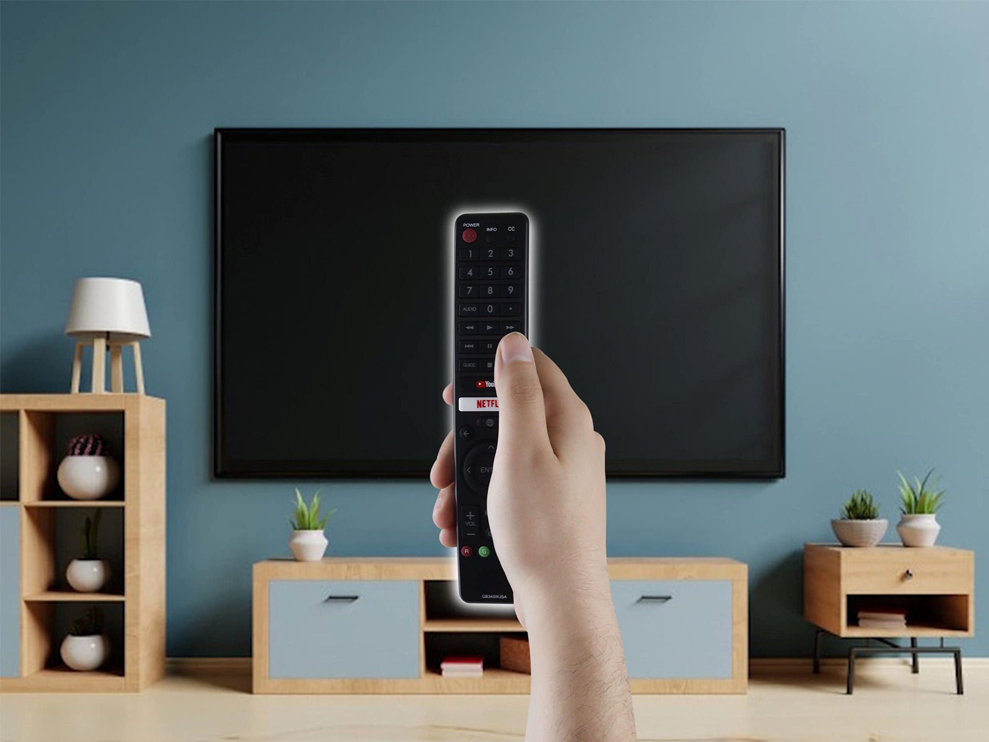 CONTROL EXPERT Control Compatible con Sharp Aquos Smart TV 4k Gb326wjsa Gb346wjs