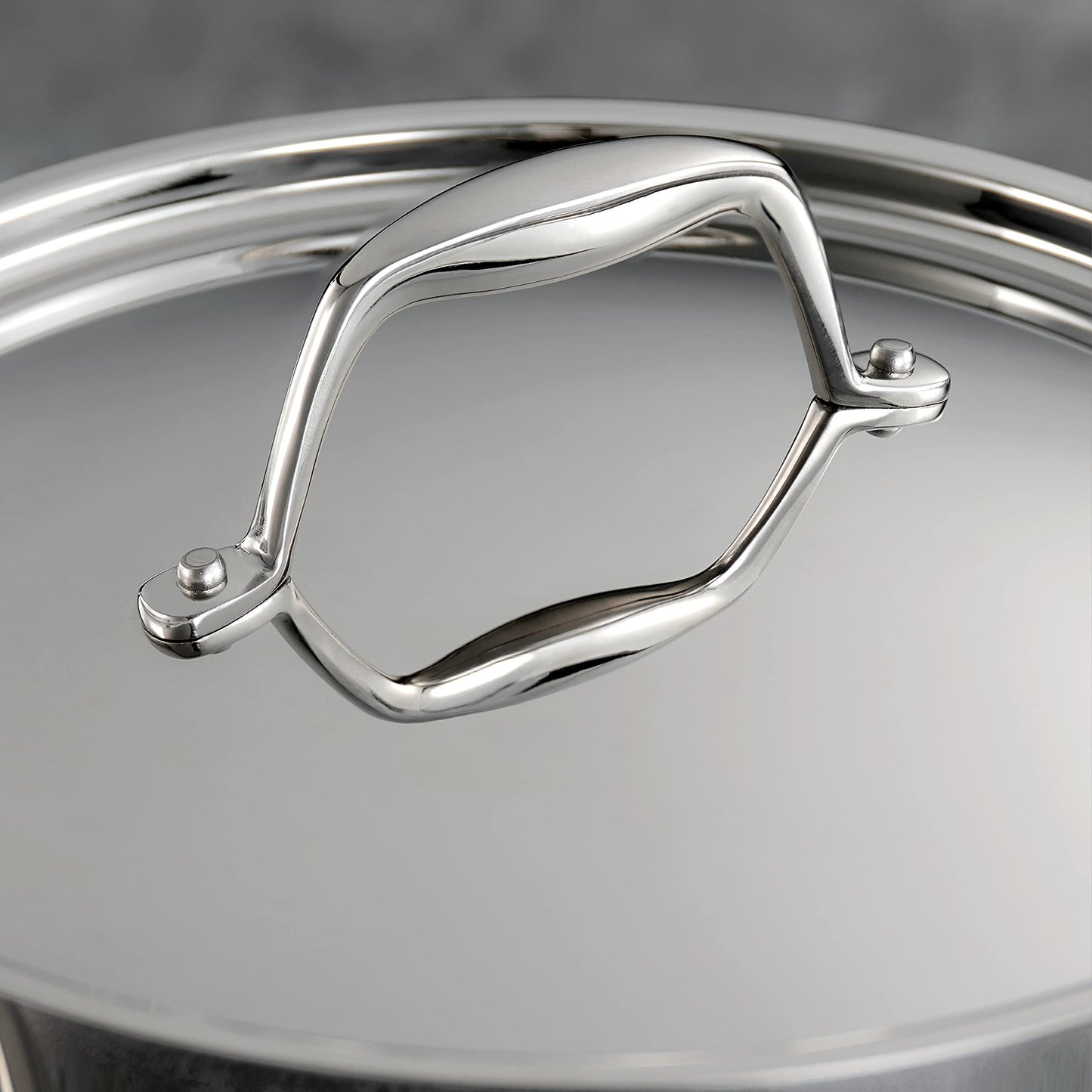 Juego de Utensilios de Cocina Tramontina Acero Inoxidable Tres Capas para Inducción y Lavaplatos