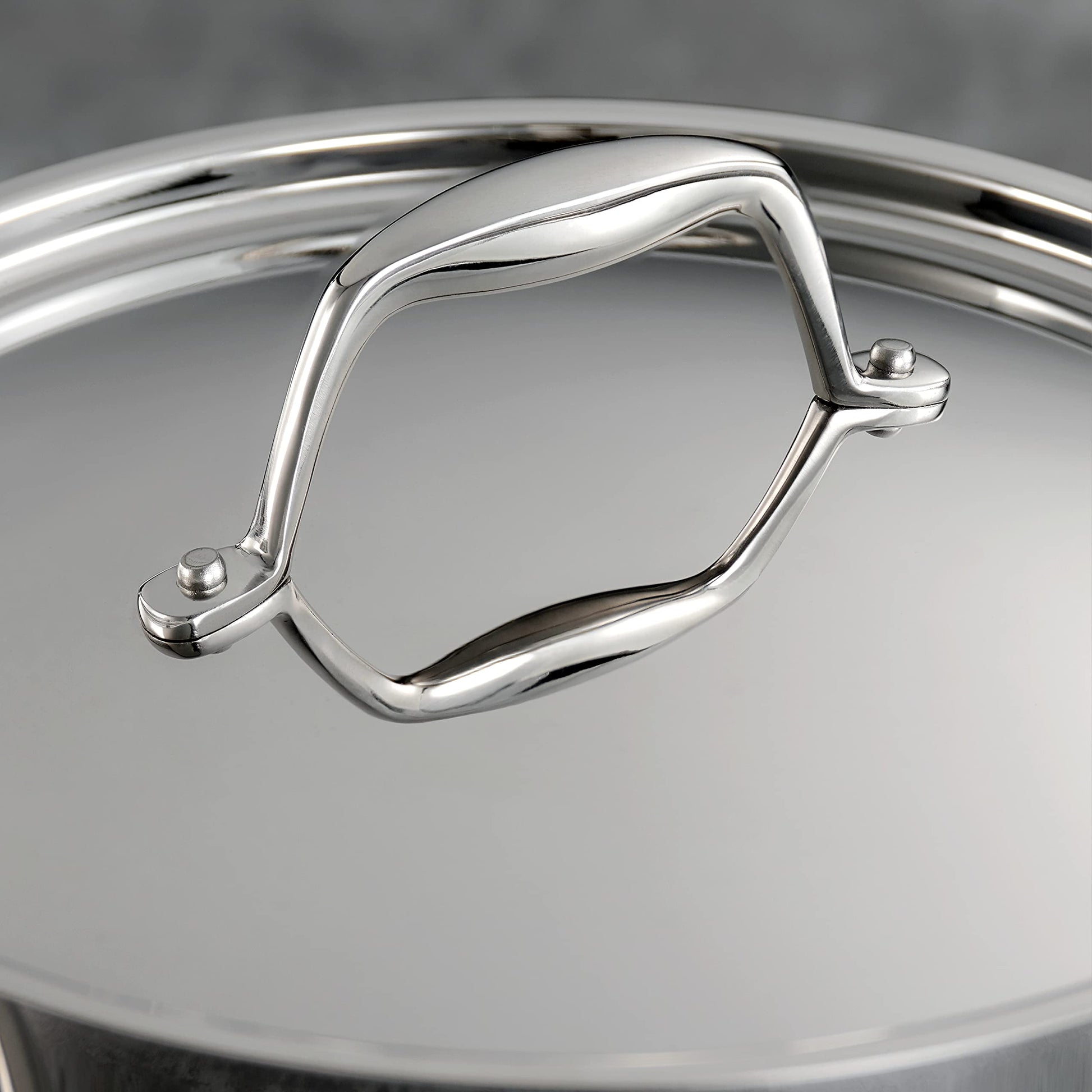 Juego de Utensilios de Cocina Tramontina Acero Inoxidable Tres Capas para Inducción y Lavaplatos