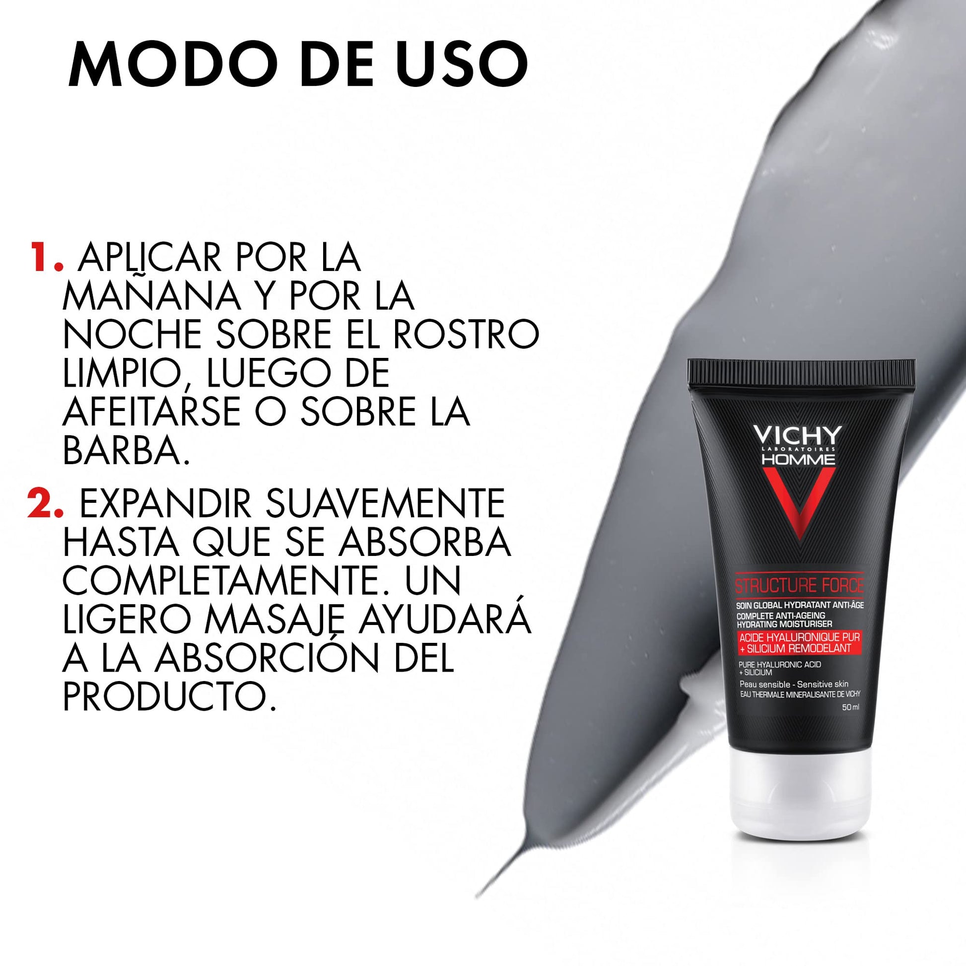 Crema Anti-edad para Hombre Structure Force Vichy Homme 50ml