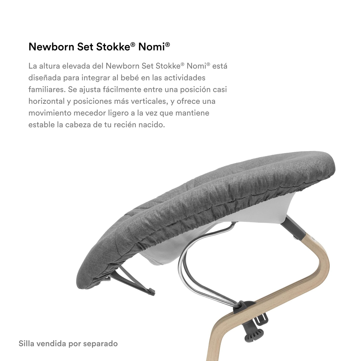 Stokke Nomi Newborn Set - Blanco/Gris Azul