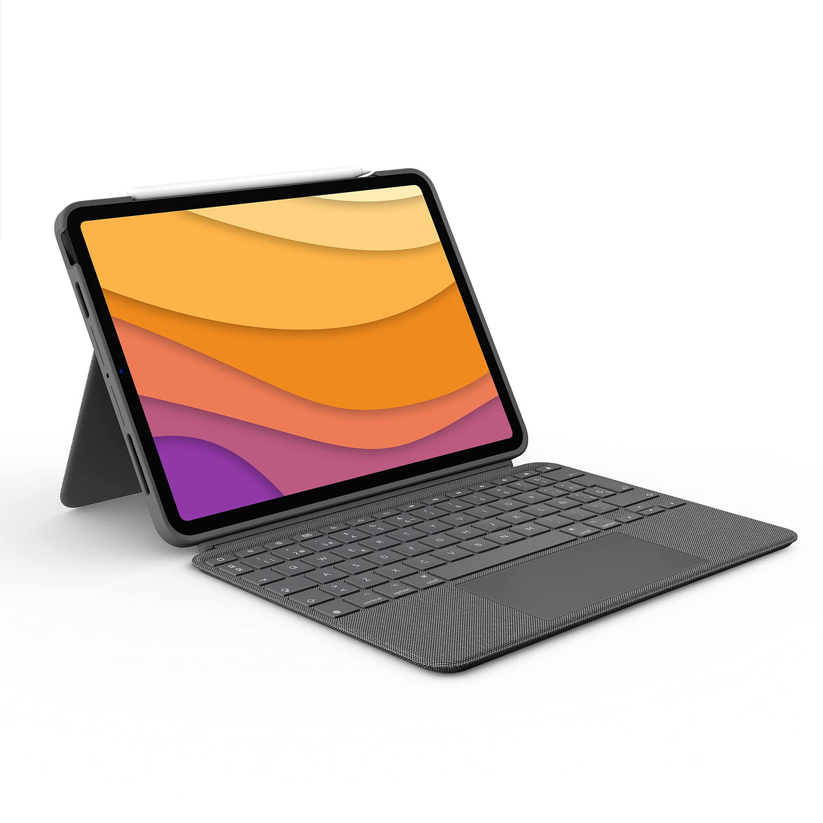 Funda con Teclado Retroiluminado Logitech Grafito Combo Touch iPad Air 4ta y 5ta Gen