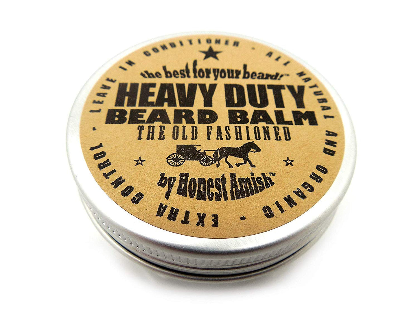 Honest Amish Balsamo para Barba con Fijacion, 6 Oz
