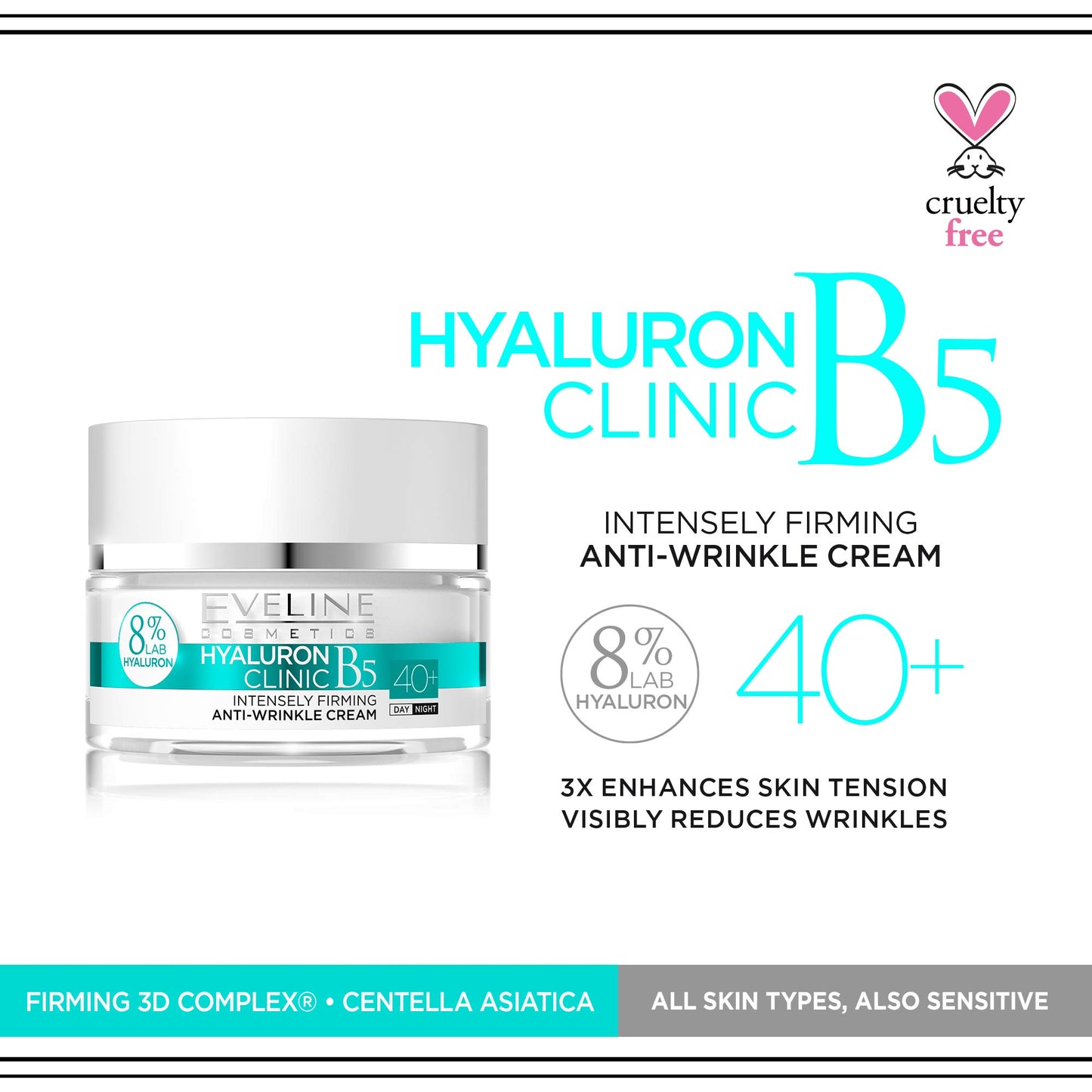 Eveline Cosmetics Crema de Dia y Noche 40 +, 50 ml