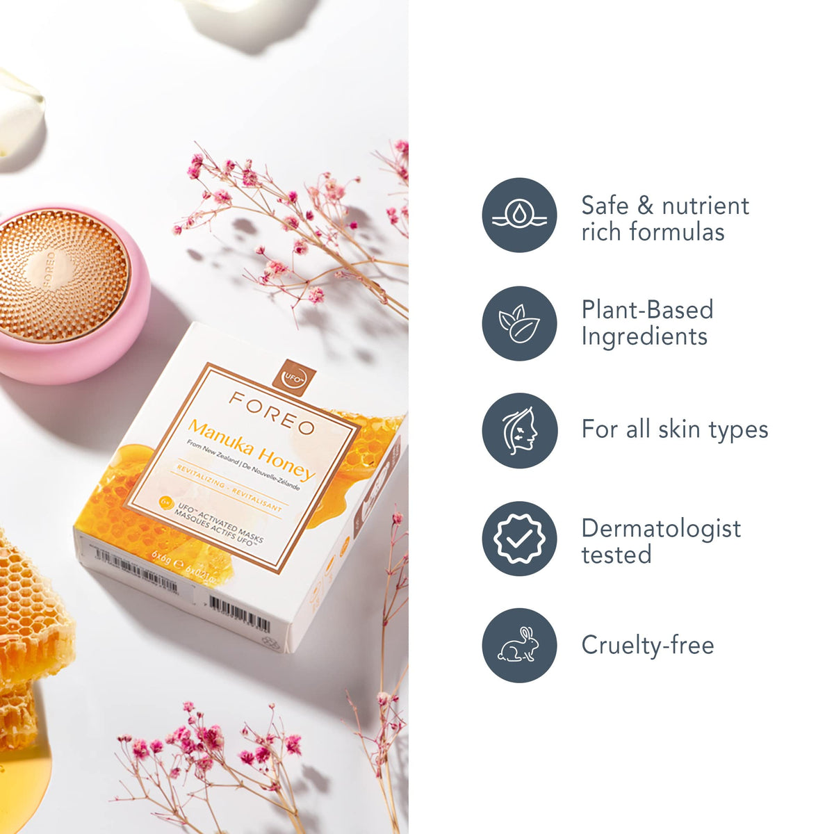 FOREO Manuka Honey UFO máscara activada