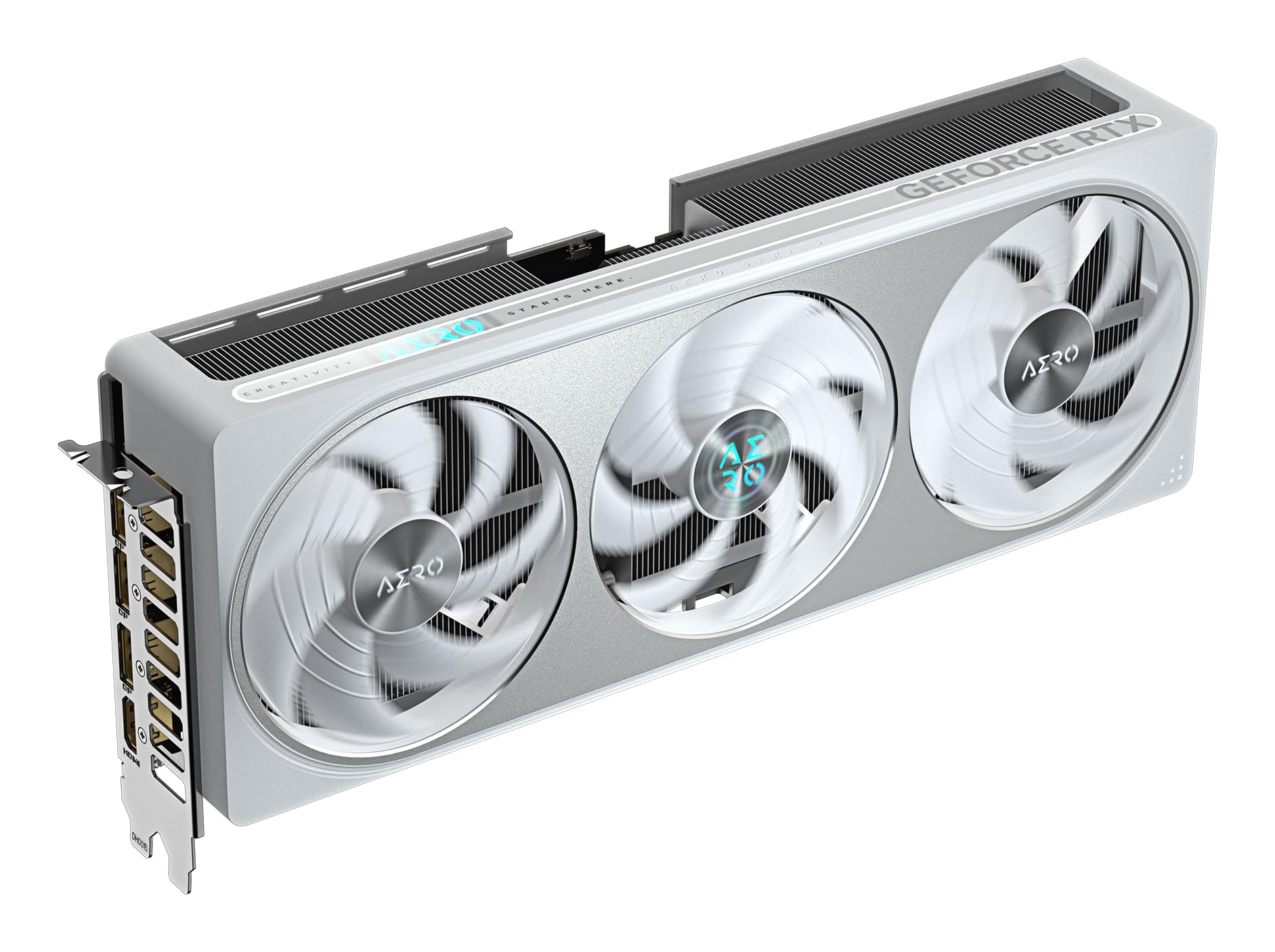 GIGABYTE GeForce RTX 5070 Aero OC 12G Tarjeta gráfica - 12GB GDDR7, 192bit, PCI-E 5.0, 2625 MHz Core Clock, 3 x DP 2.1a, 1 x HDMI 2.1b, NVIDIA DLSS 4, GV-N5070AERO OC-12GD