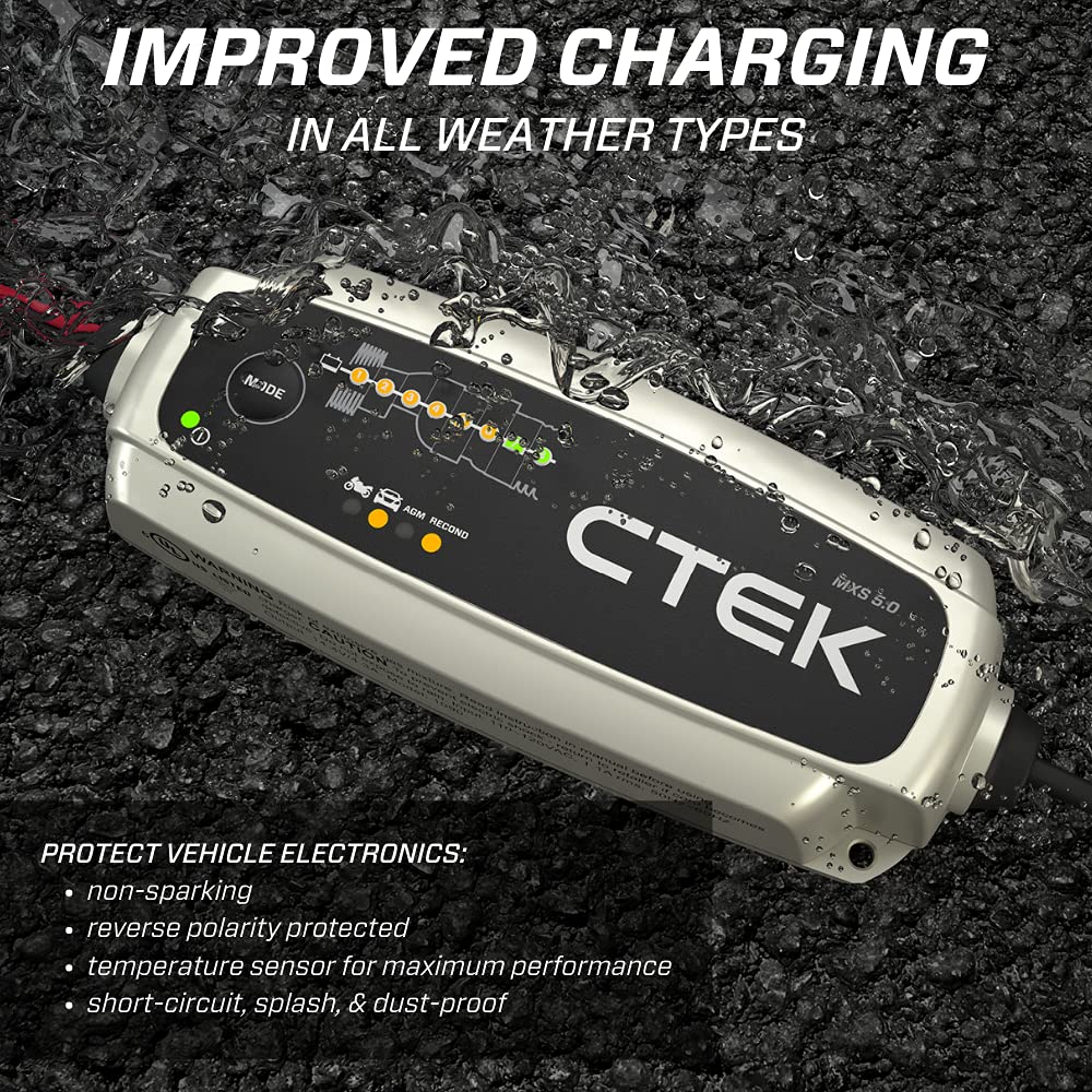 CTEK 40-206 MXS - Cargador de batería (5,0-12 V)