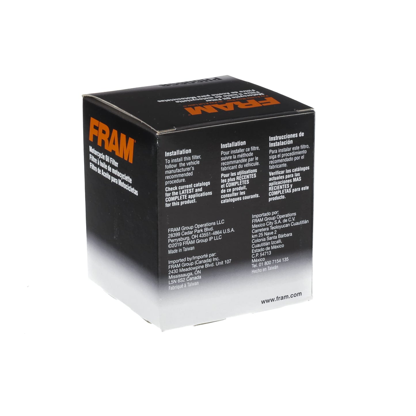 Filtro de Aceite FRAM Extra Guard compatible Harley Davidson selec.