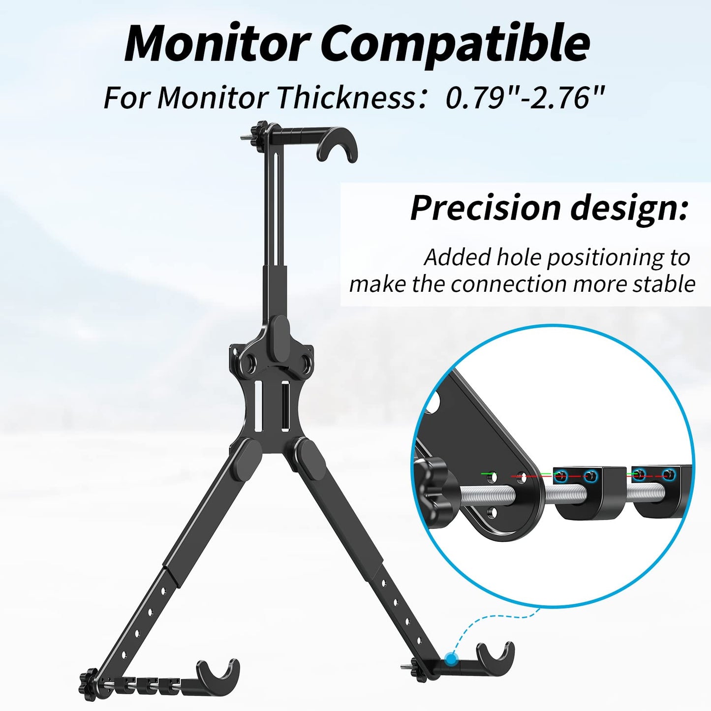 Kit Adaptador de Montaje VESA MOUNTUP Universal para Monitores de 19 a 32 Pulgadas sin VESA