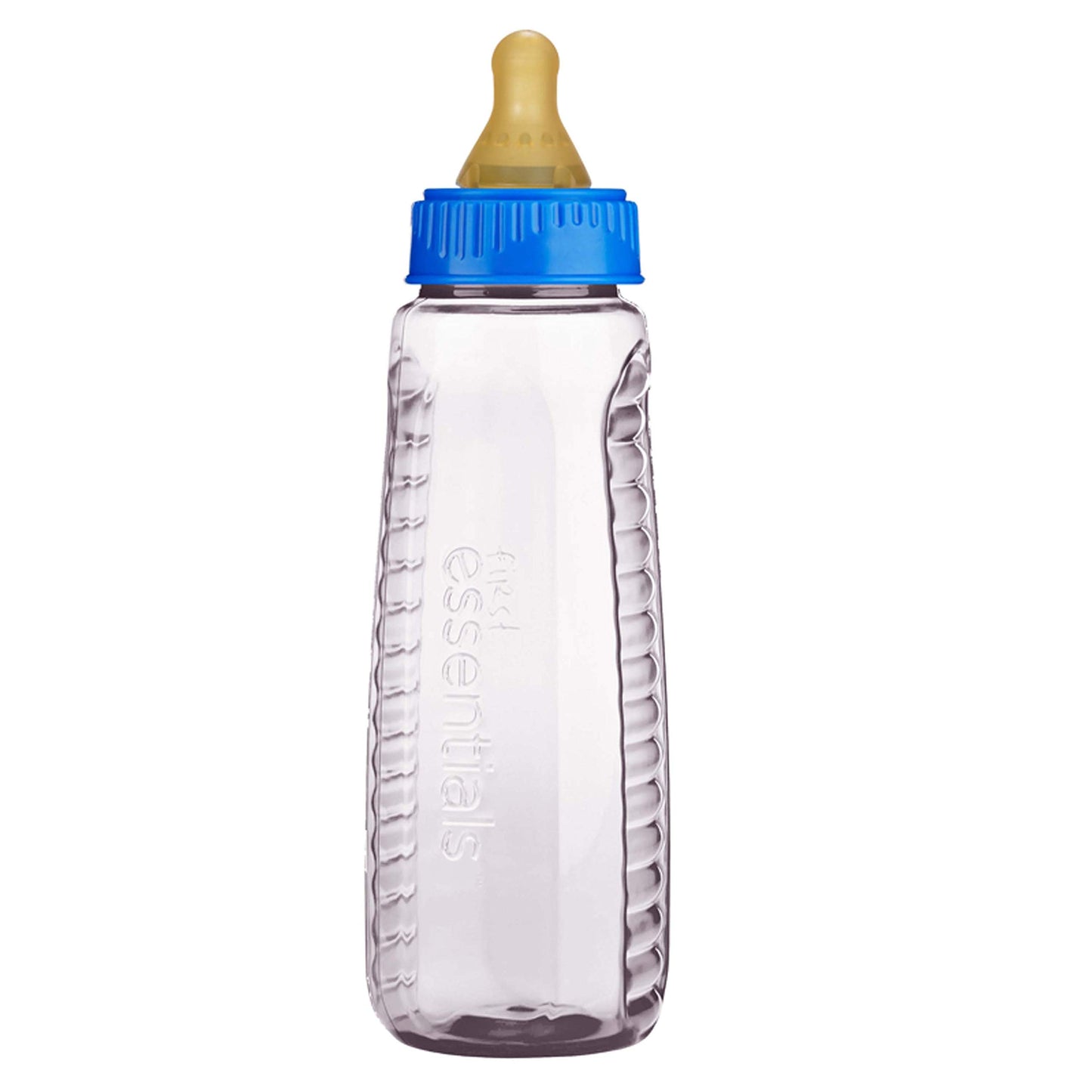 Gerber First Essentials Clearview Bottle in Assorted Colors with Latex Nipple, 9-Ounce