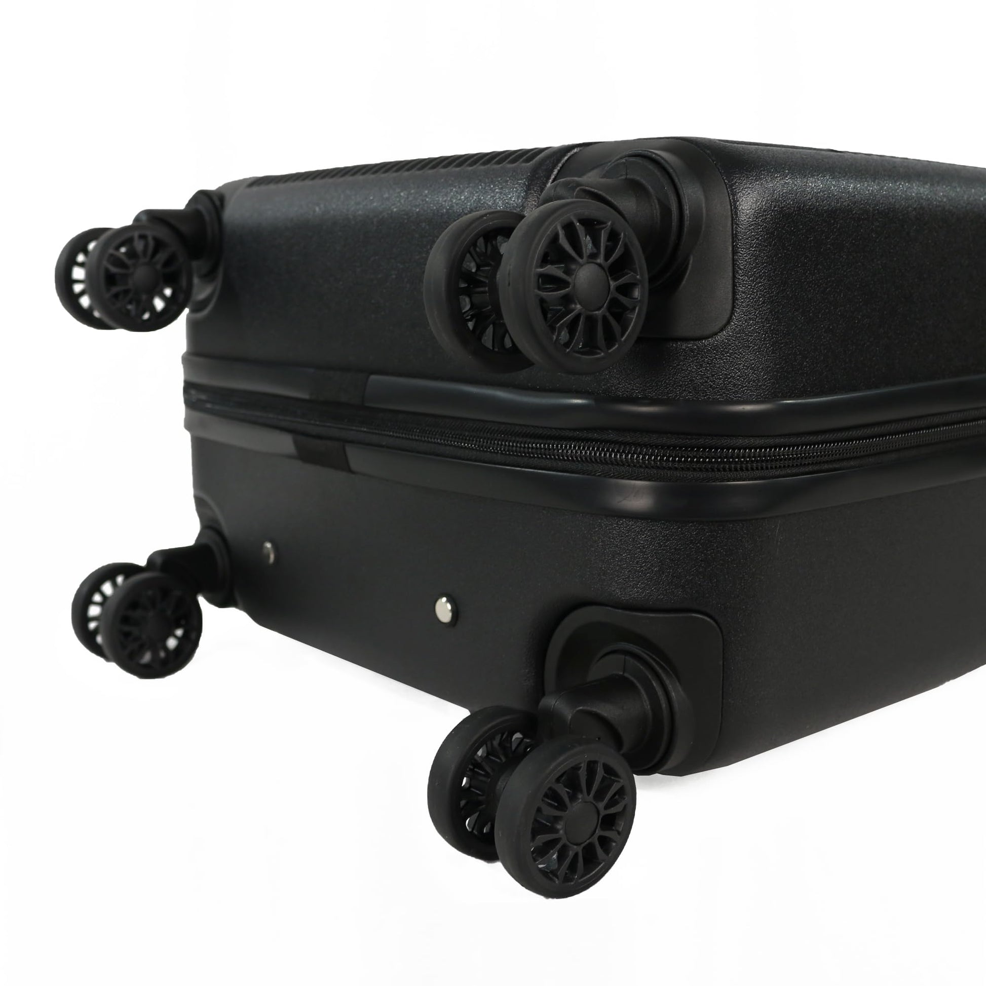 Bagiau Maleta de viaje carry on 20" rígida con 8 ruedas y candado integrado de color negro