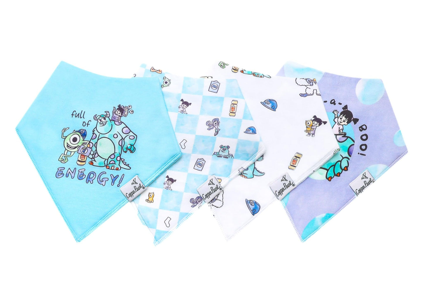 Copper Pearl, Monsters Inc Medley - Juego de babero bandana