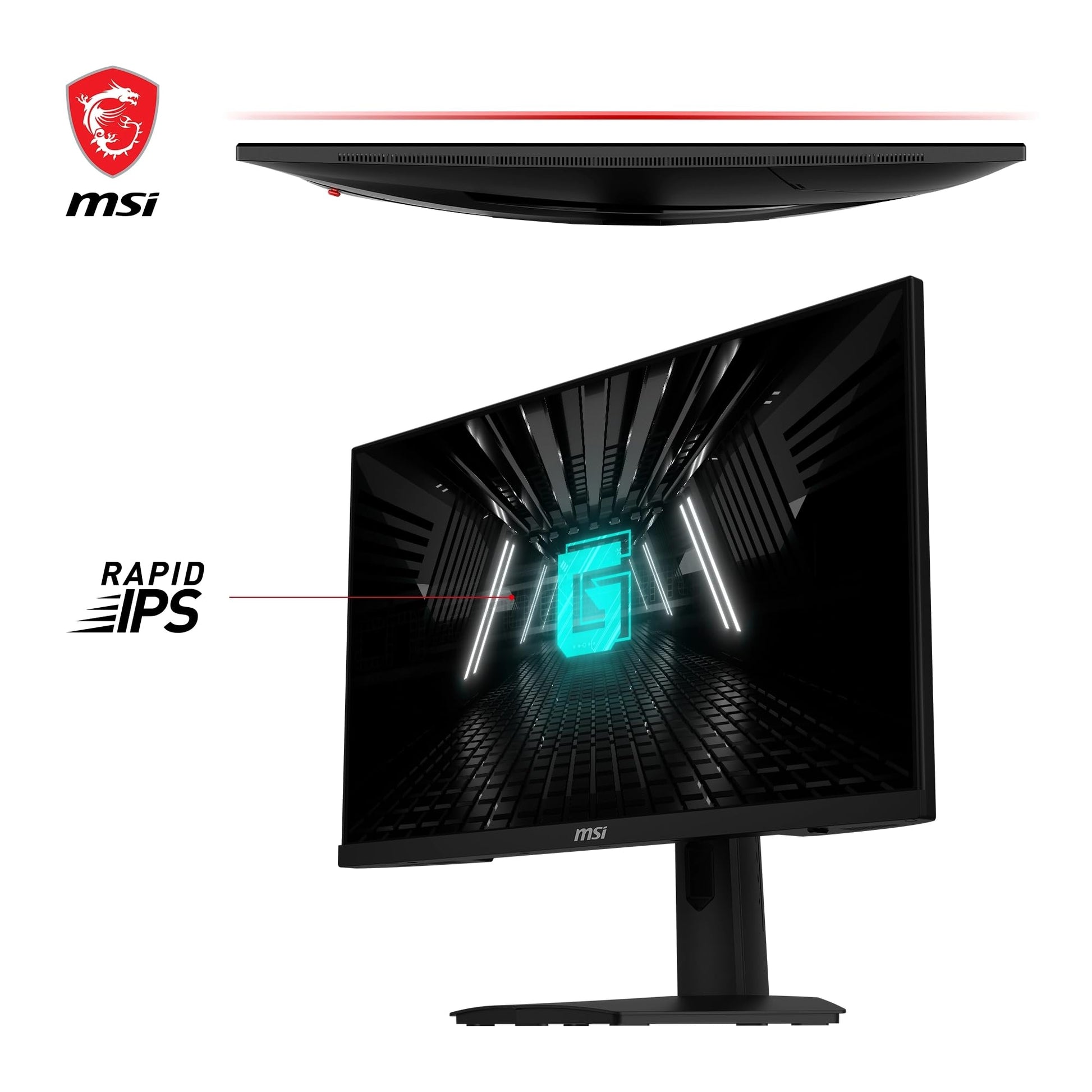 Pantalla de PC MSI Negro Full HD 23.8" 1920 x 1080 Pixeles
