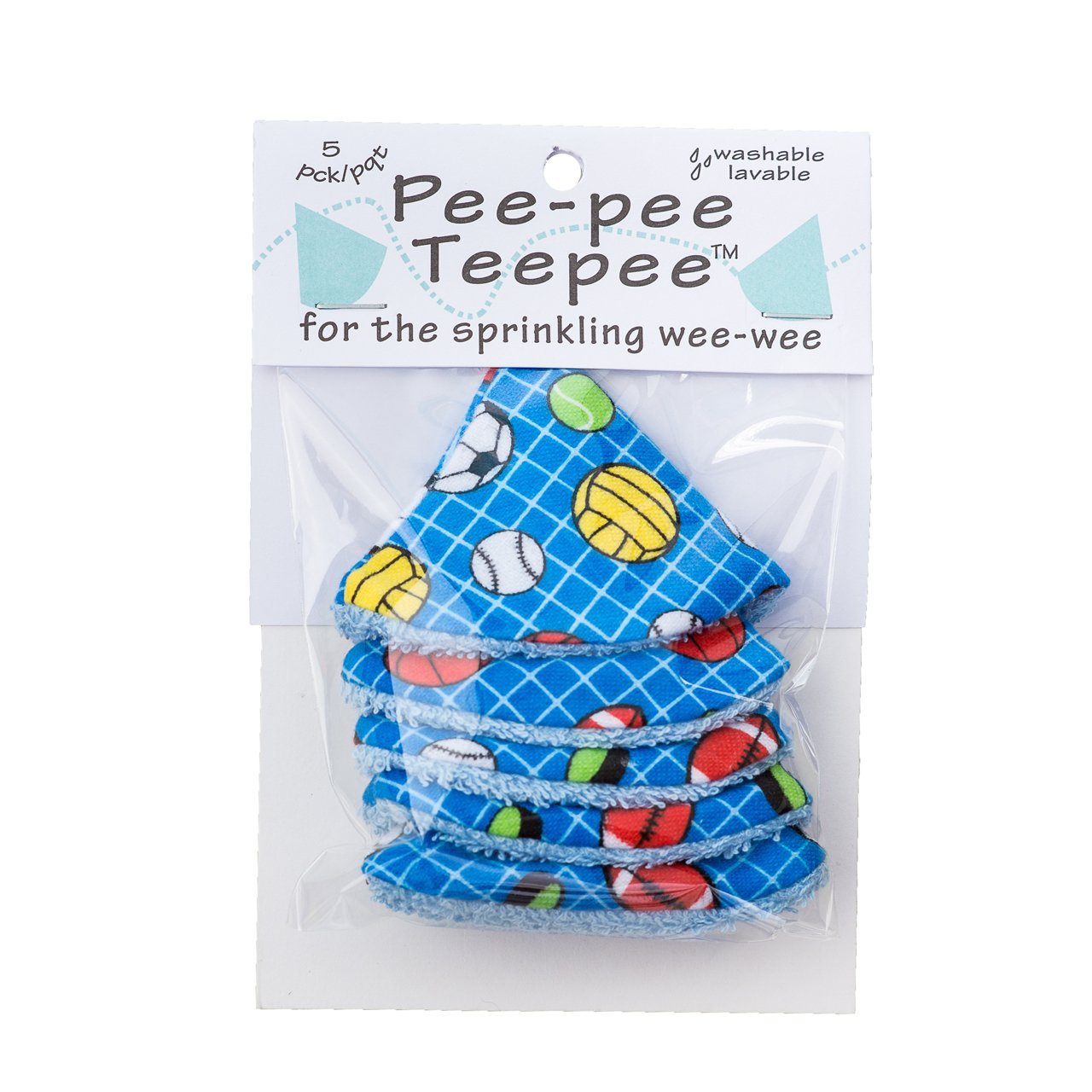 Pee-pee Teepee Sports Ball Blue - Cello Bag