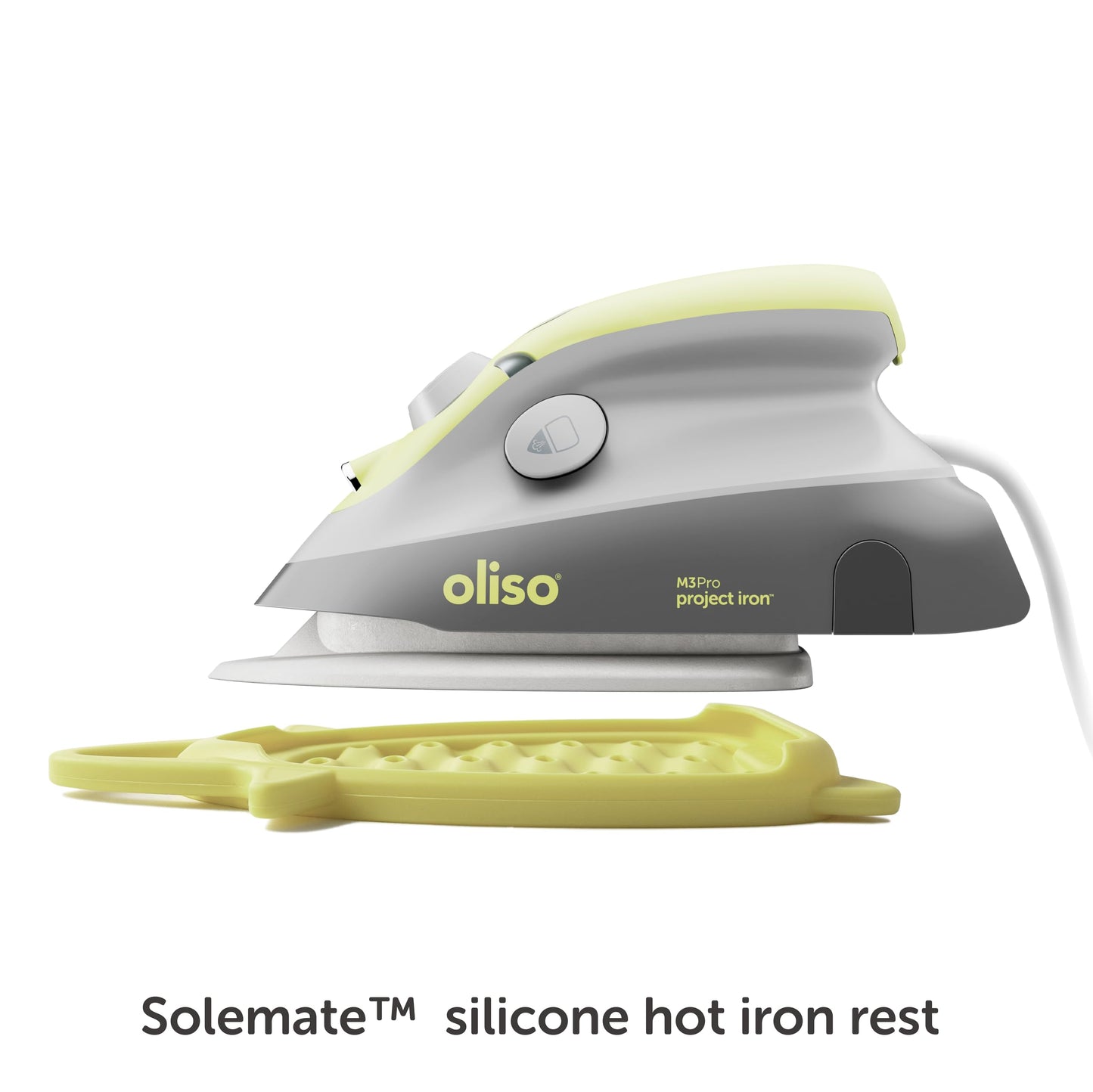 Plancha de Vapor Oliso M3Pro Pistacho con Suela Mate para Costura y Viajes