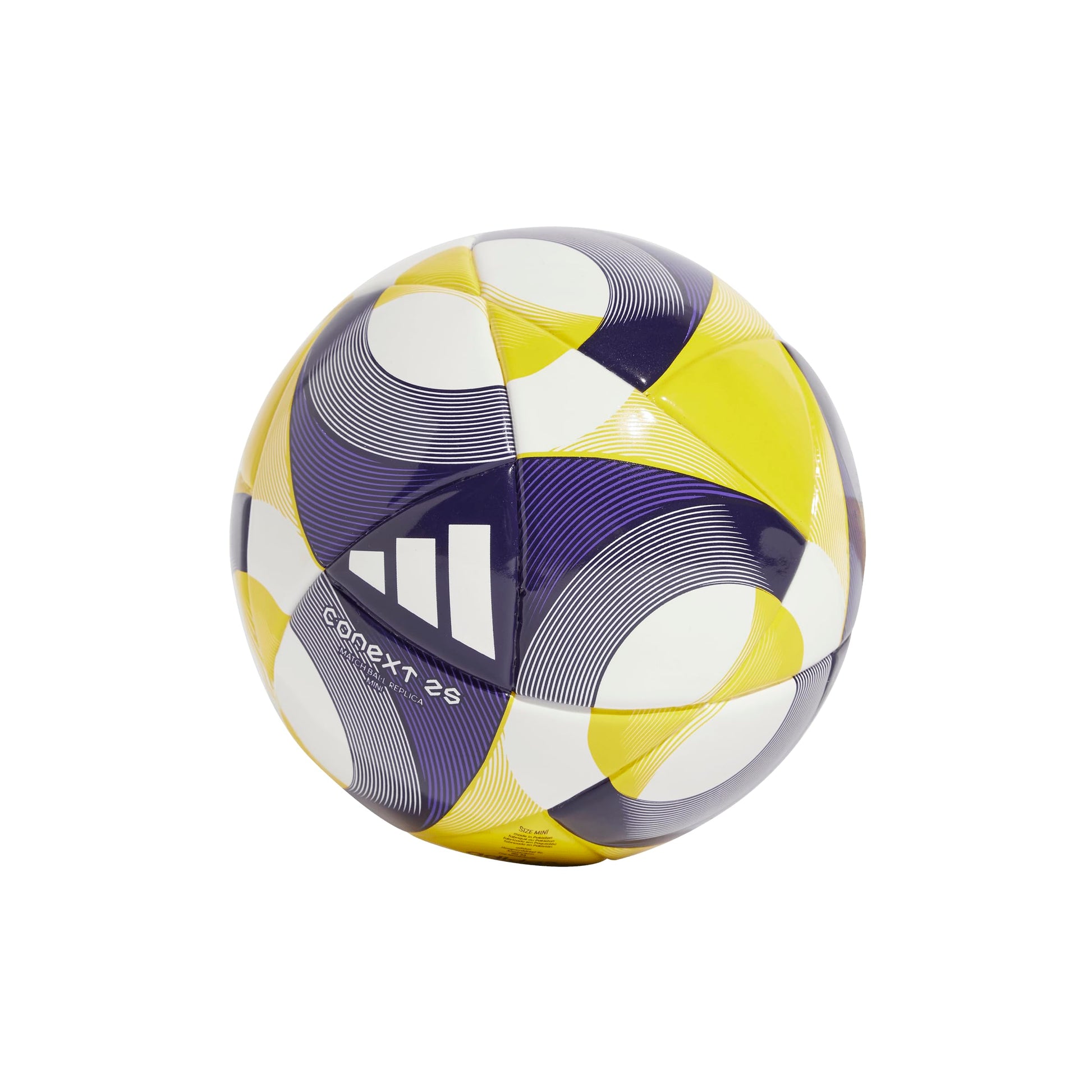 Pelota de Fútbol Mini adidas Blanco Amarillo Pantone Unisex para Adultos