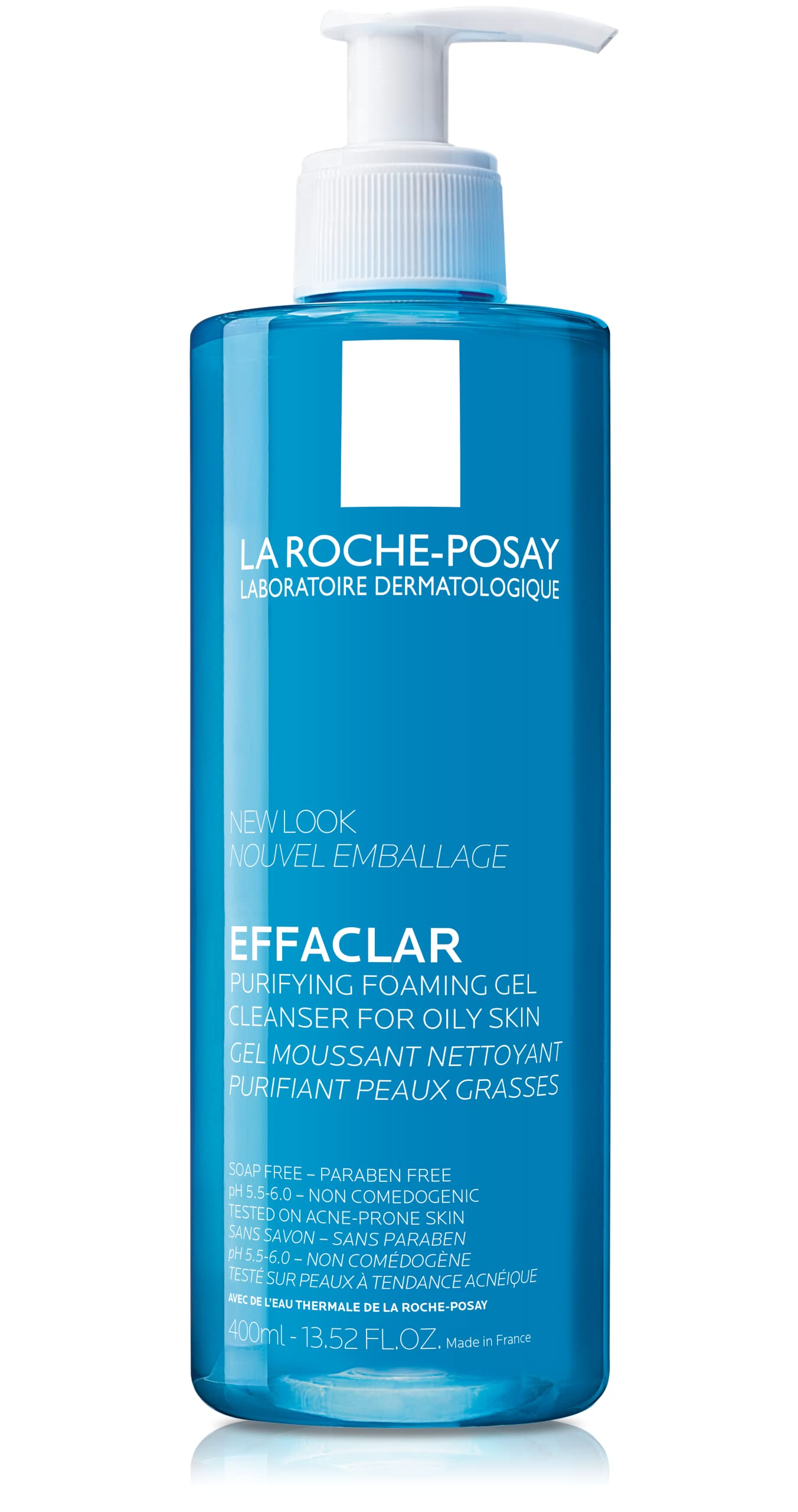 La Roche Posay Hyalu B5 Serum Facial de Acido Hialuronico con Vitamina B5 Puro. Suero Concentrado Antiarrugas, 30 ml + Effaclar Gel Purificante Gel Limpiador Facial para Piel Grasa, 400 ml