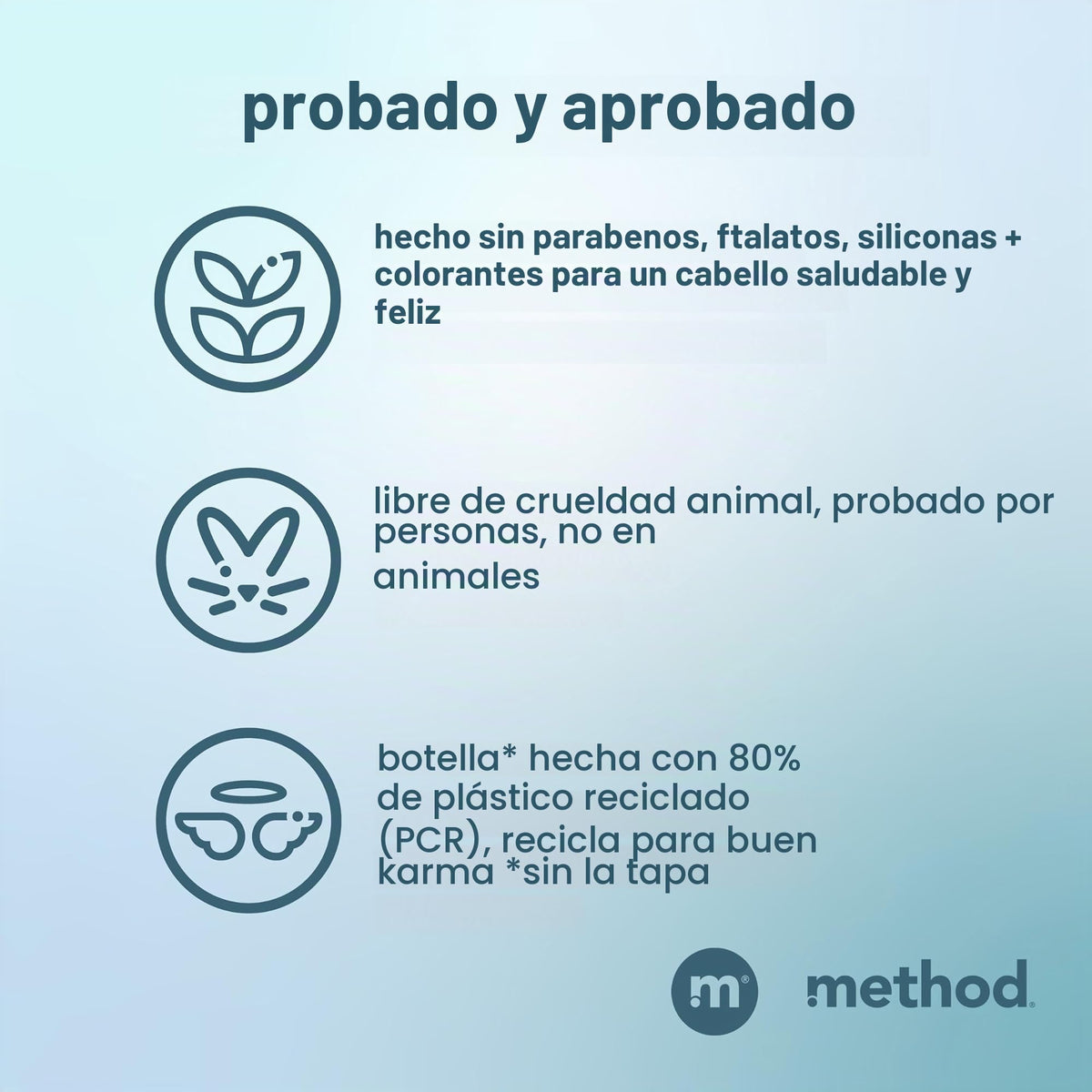 Champú y Acondicionador 2 en 1 Method Glaciar Granito para Hombres