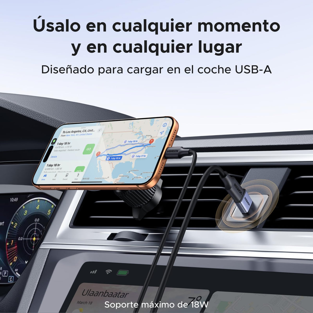 Adaptador USB C UGREEN Negro Paquete de 5 Unidades
