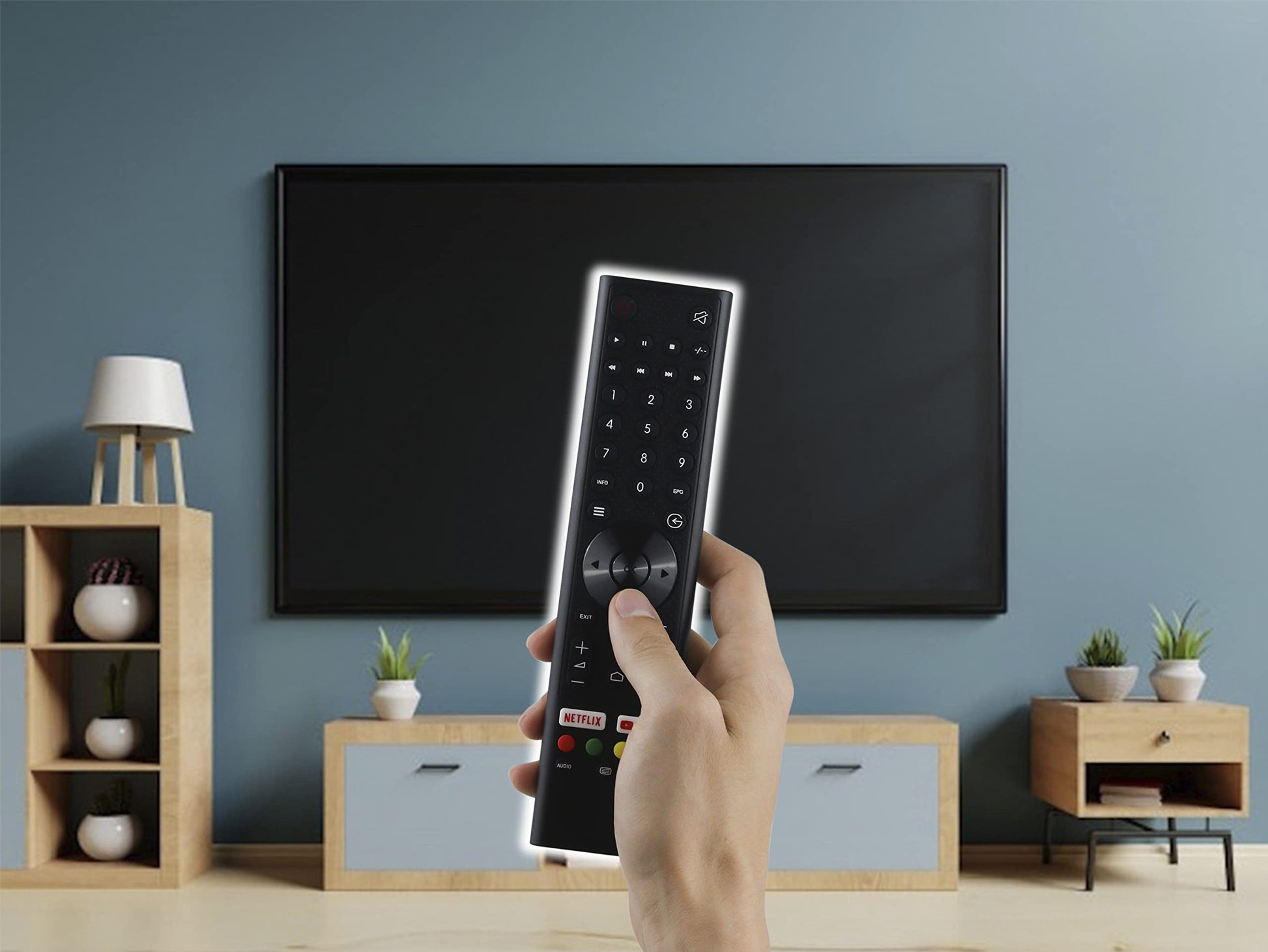 CONTROL EXPERT Control Remoto SANSUI Smart TV 4K Android TV