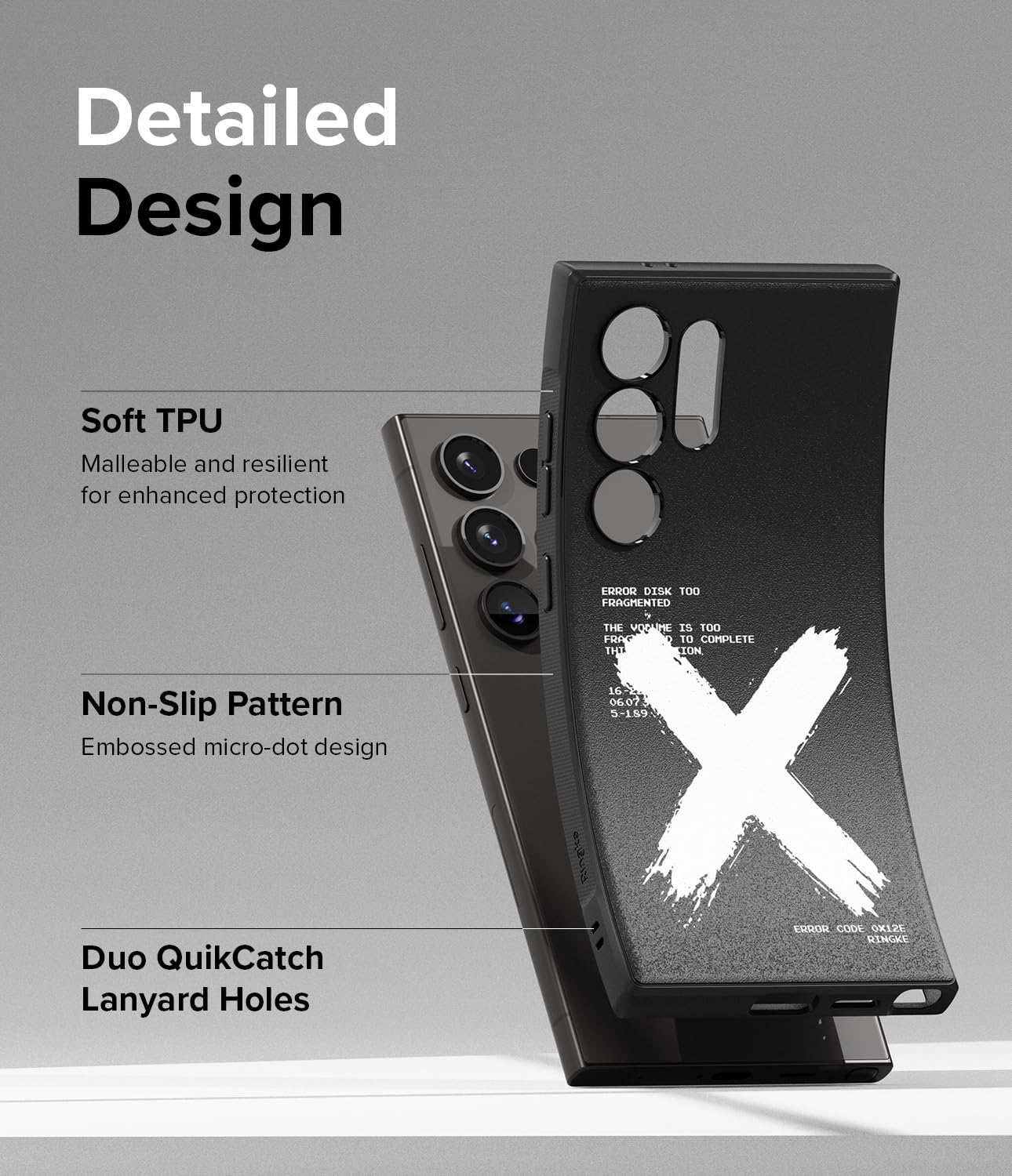 Funda Samsung Galaxy S24 Ultra Ringke Onyx Negro Antihuellas Antideslizante