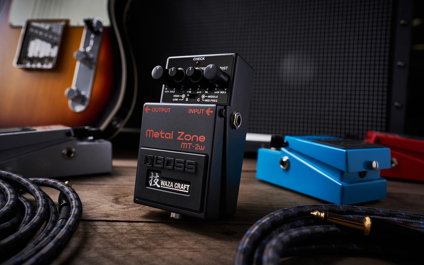 Pedal Compacto Boss Waza Metal Zone Mt-2w