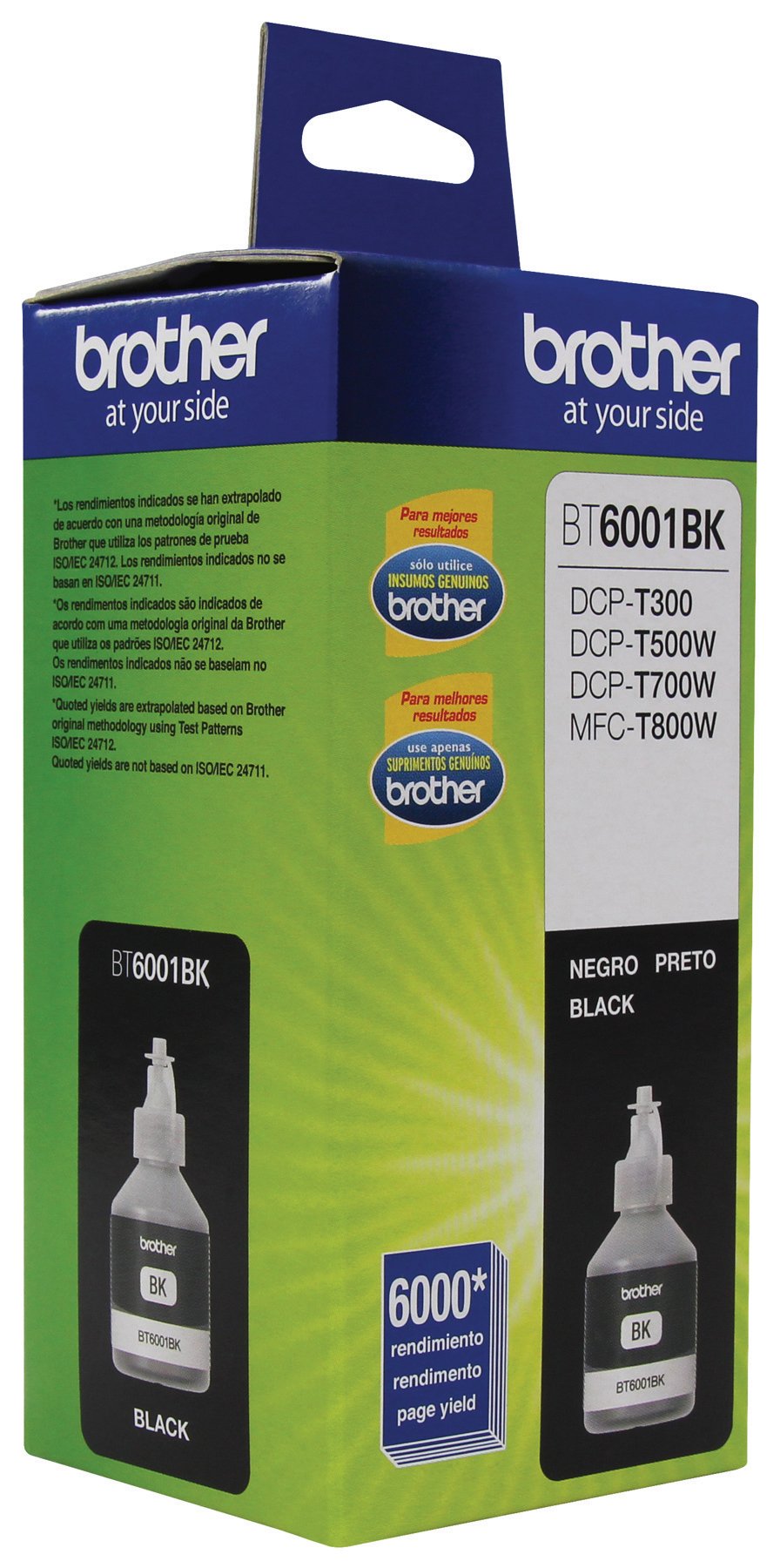 Brother BT6001BK botella de tinta, 6000 Paginas