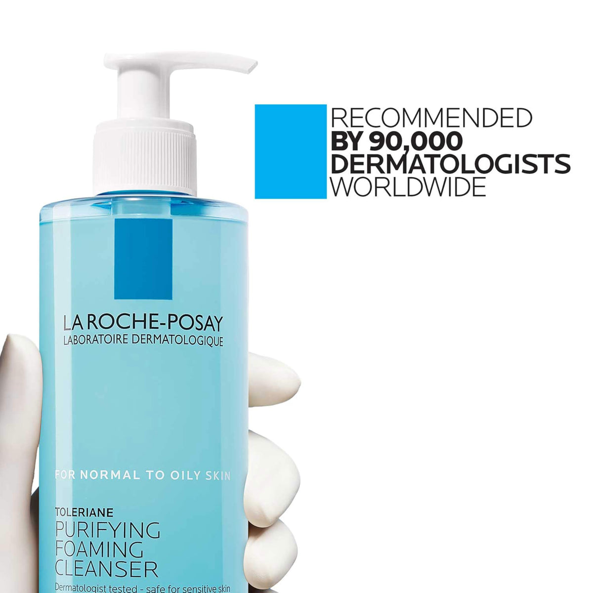 La Roche-Posay - Limpiador espumoso purificante Toleriane, 13.52 onzas líquidas Oz.