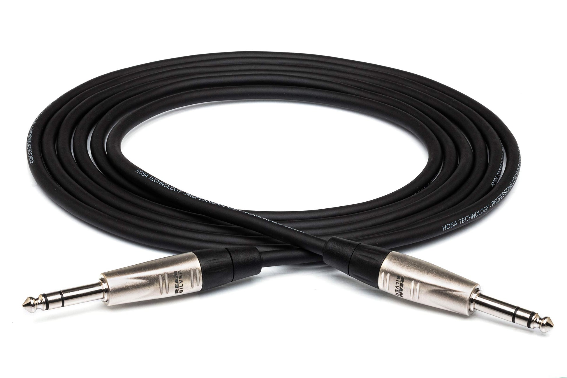 Hosa HSS-015 REAN 1/4" TRS a REAN 1/4" TRS Pro Interconexión equilibrada, 15 pies