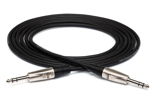 Hosa HSS-015 REAN 1/4" TRS a REAN 1/4" TRS Pro Interconexión equilibrada, 15 pies