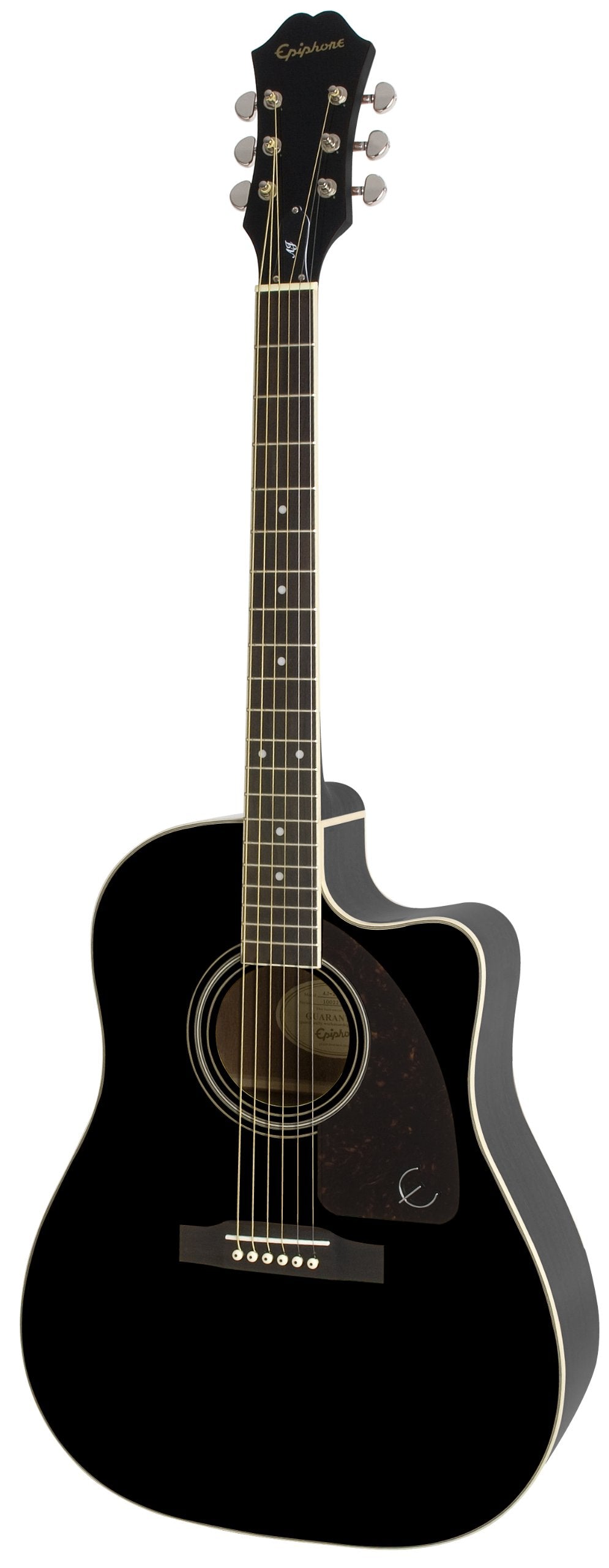 Epiphone AJ-220SCE acústica guitarra eléctrica, color natural, Guitarra, Ebany