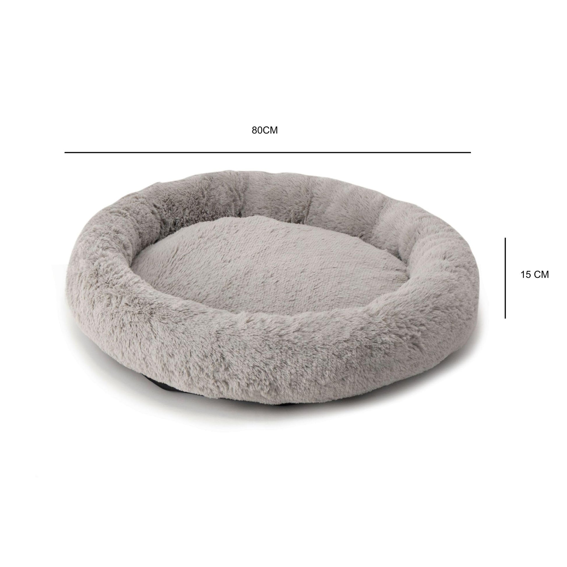 Cama para Perro Hills Gris Tipo Dona Anti Estrés Large