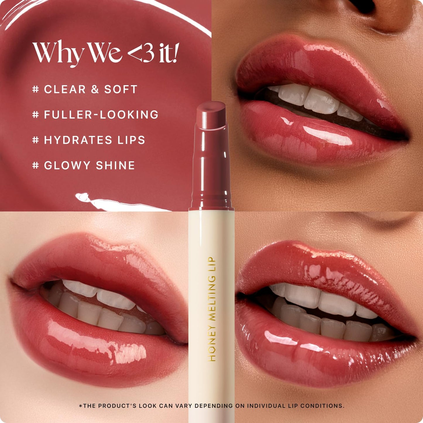 Nature Republic- HONEY MELTING LIP (05 PLUM) K-BEAUTY, Bálsamo labial, Tinte, Coreano, Brillo labial, Lindo, Resplandor