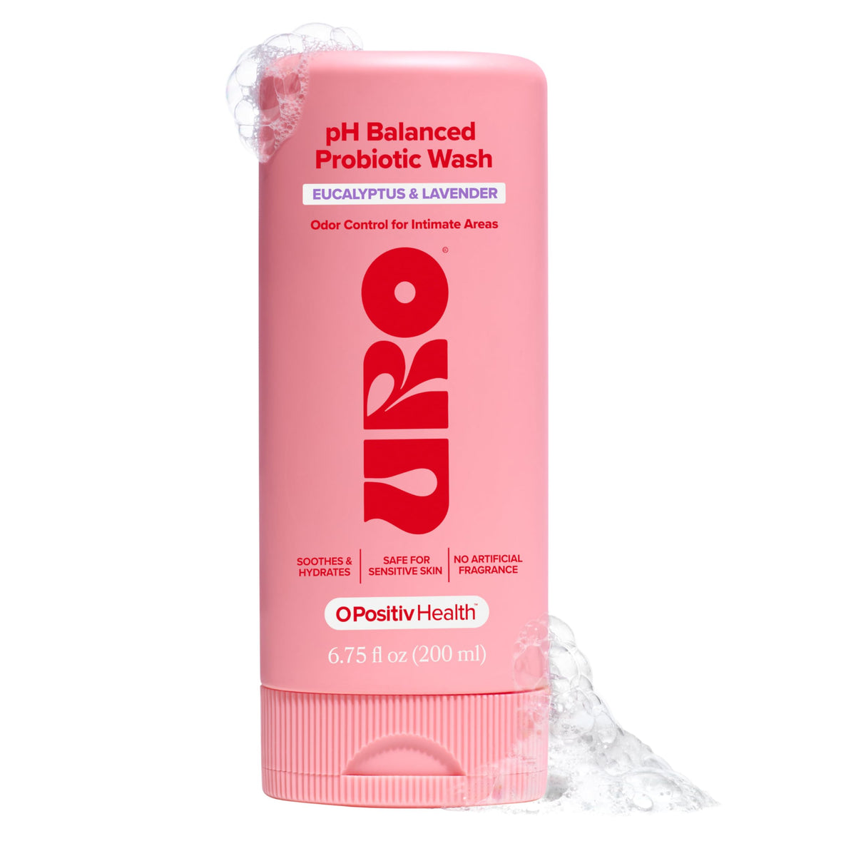 O Positiv Gel De Baño Probiótico Uro Con Ph Equilibrado: Controla El Olor, Equilibra El Ph, Alivia La Sequedad Y La Irritación En La Zona Íntima. Contiene Probióticos Y Ácido Láctico. 200 Ml(6.75 Oz).