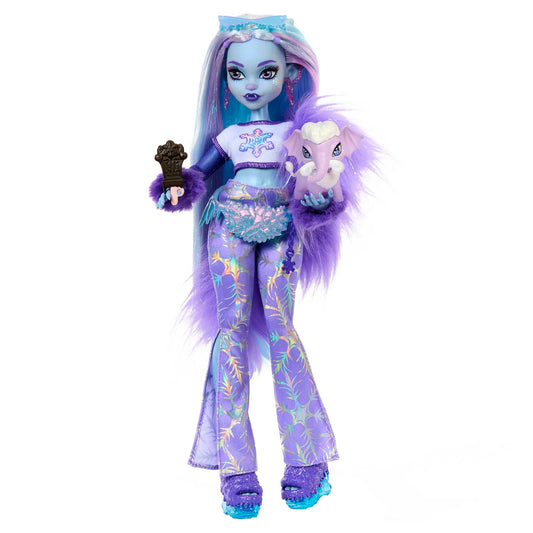 Muñeca Monster High Abominable Yeti con Bufanda Peluda y Mochila de Copos de Nieve