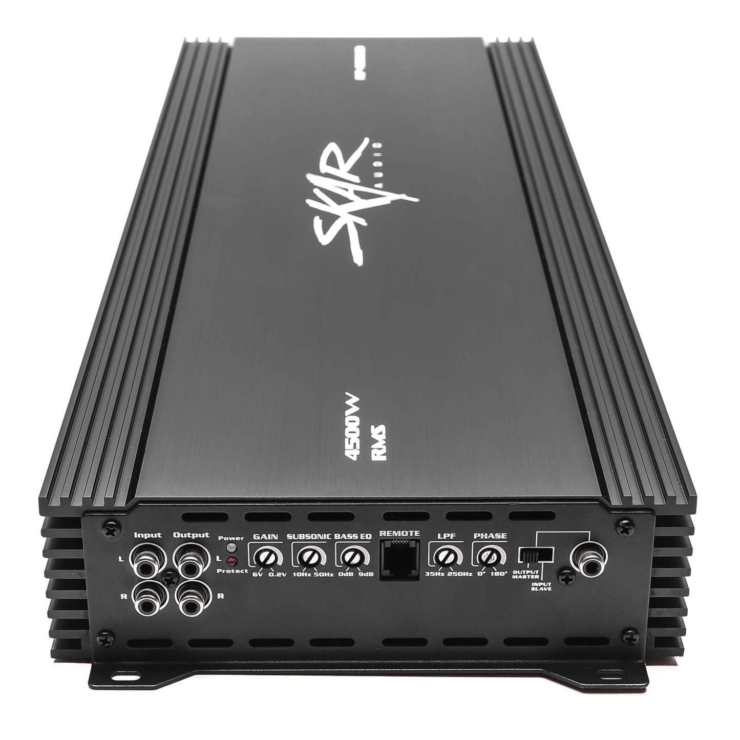 Amplificador Monobloque Skar Audio RP-4500.1D Negro con Control Remoto de Nivel de subwoofer 4500W