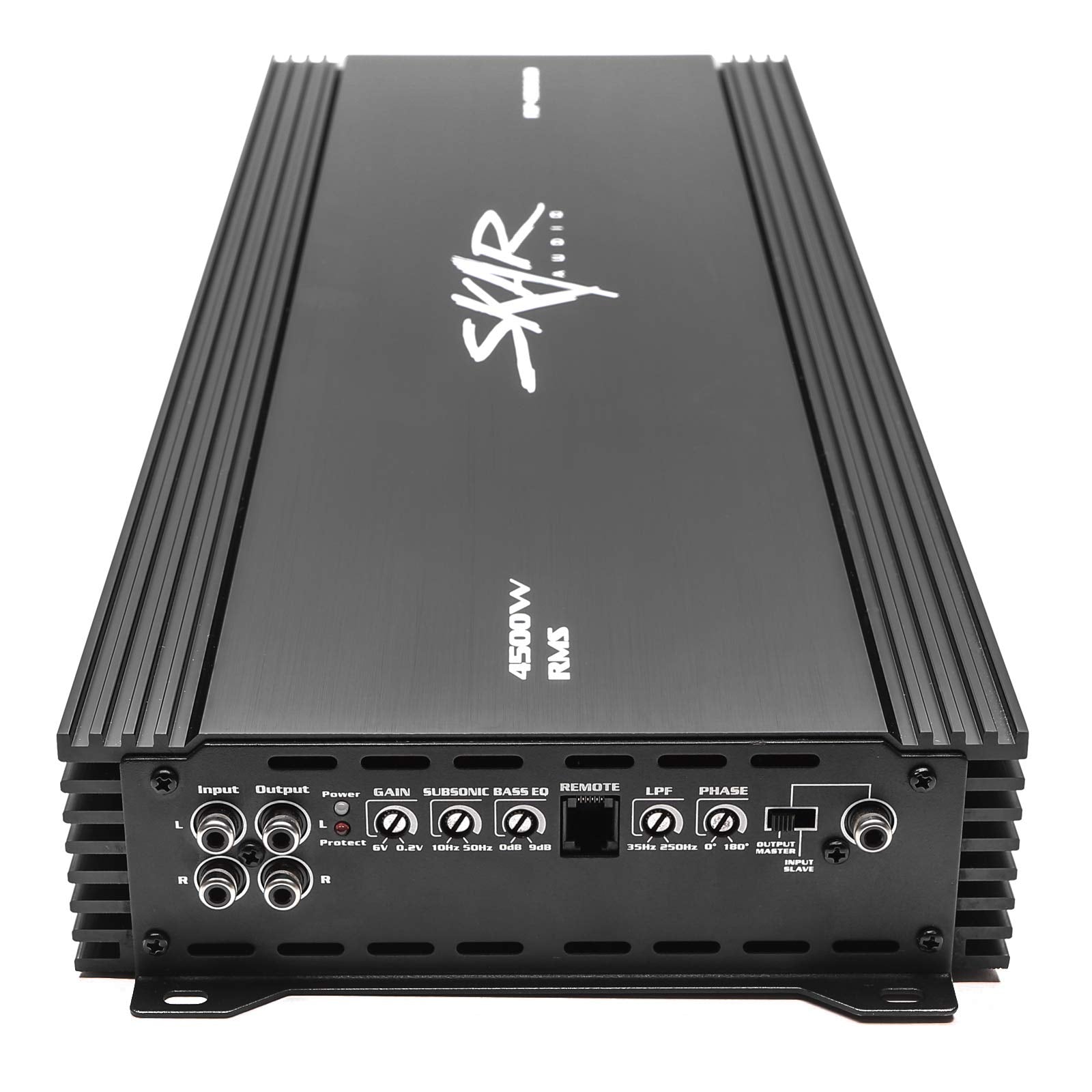 Amplificador Monobloque Skar Audio RP-4500.1D Negro con Control Remoto de Nivel de subwoofer 4500W